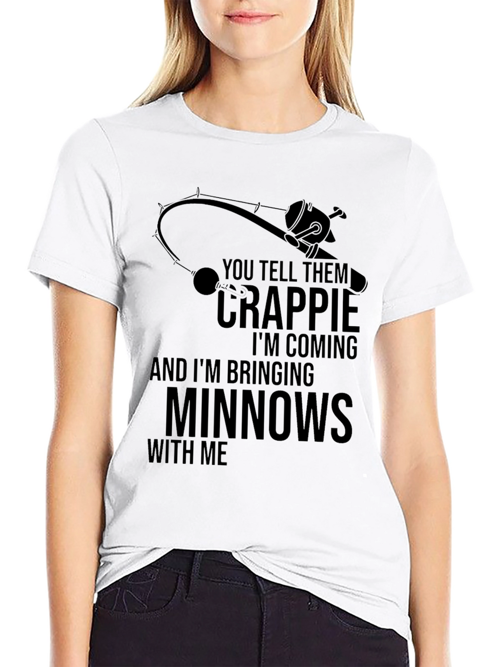 Crappie Fishing T-Shirt - Minnows