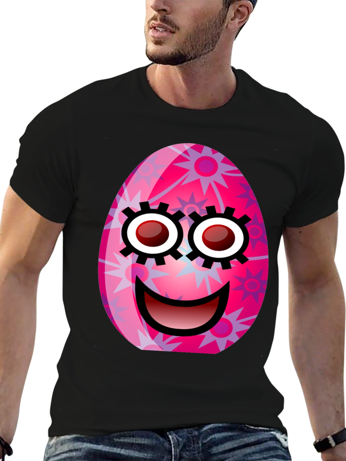 Easter Egg Face Graphic Tee