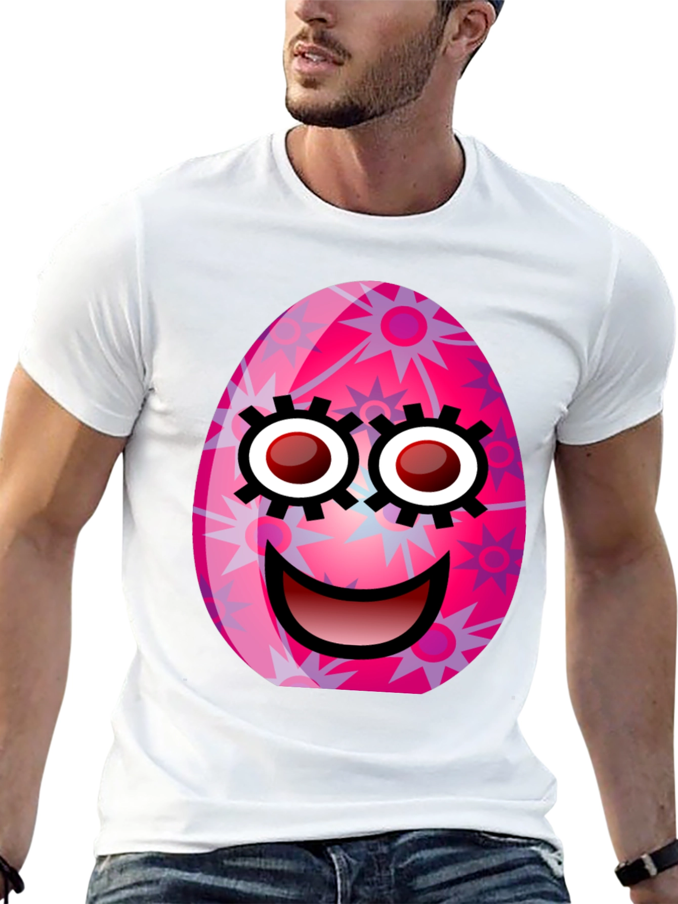 Easter Egg Face Graphic Tee