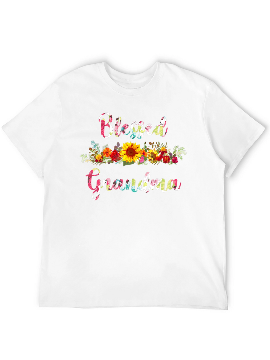 Blessed Grandma Floral Graphic Tee