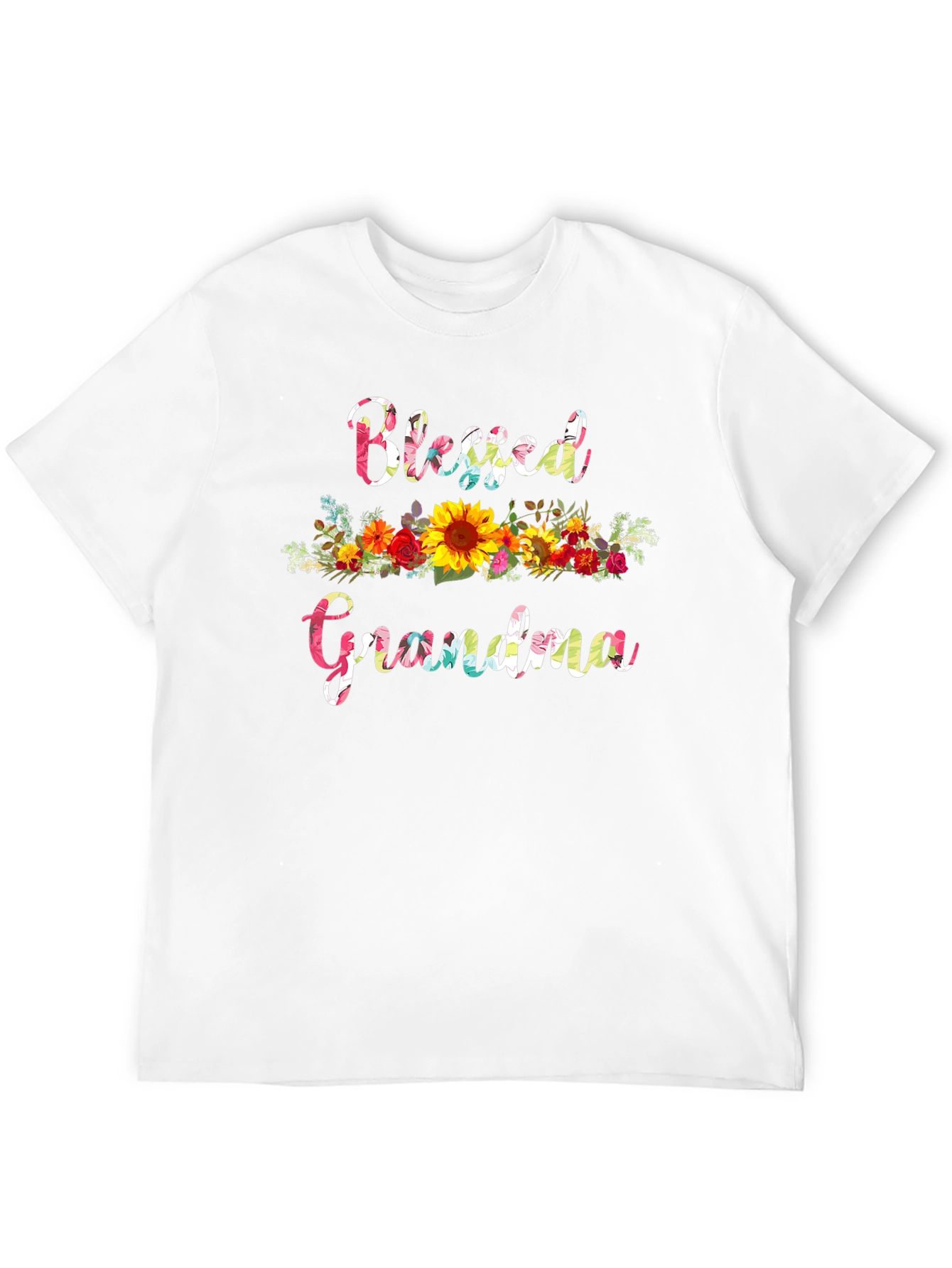 Blessed Grandma Floral Graphic Tee