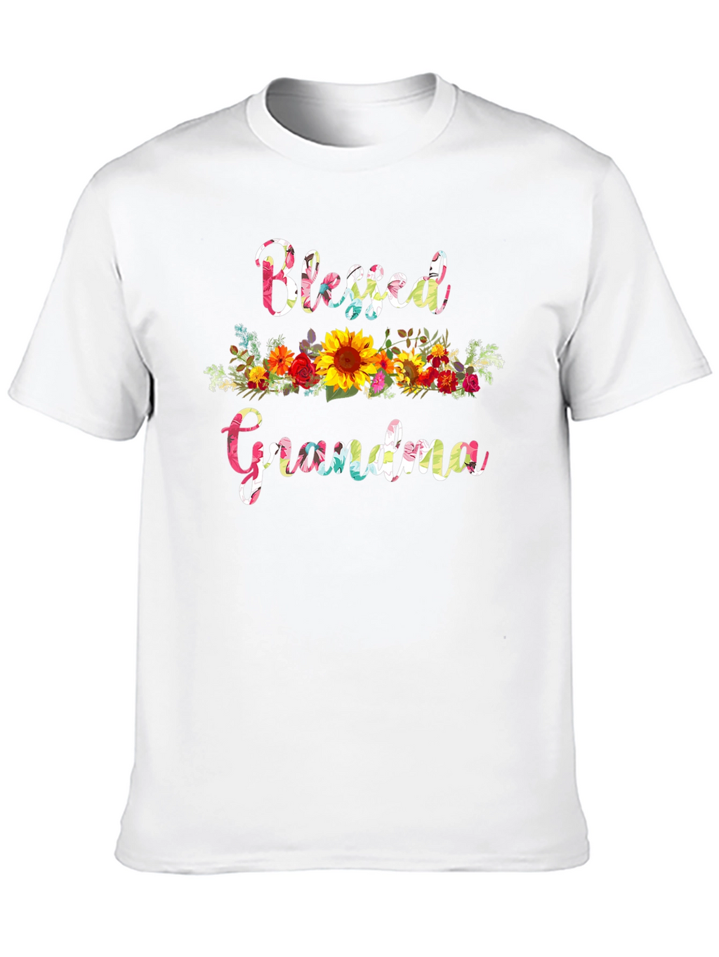 Blessed Grandma Floral Graphic Tee