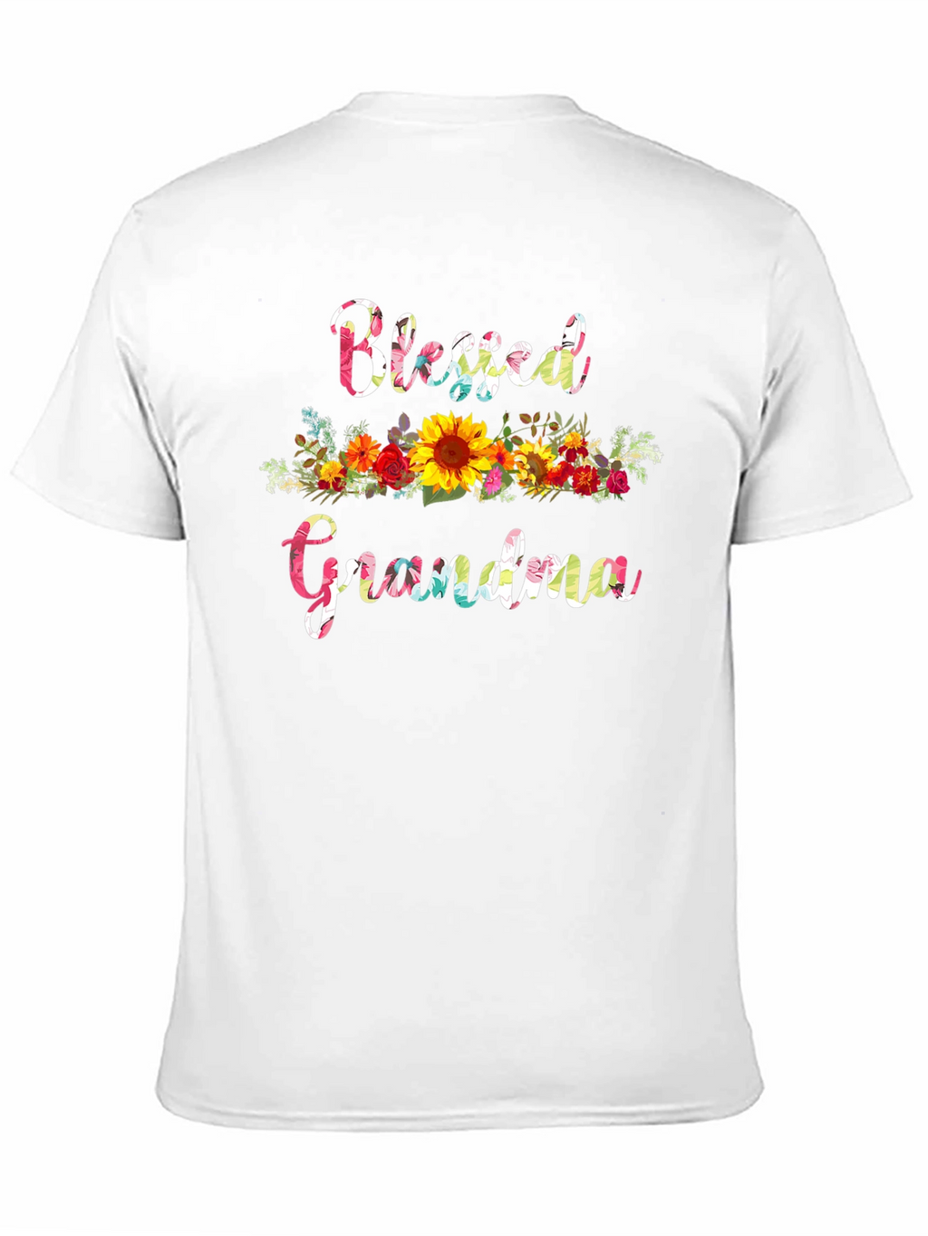 Blessed Grandma Floral Graphic Tee