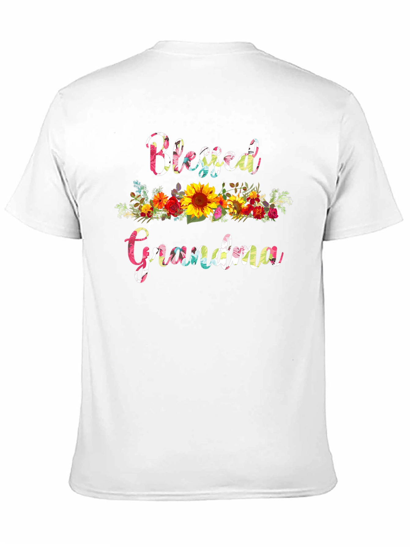 Blessed Grandma Floral Graphic Tee