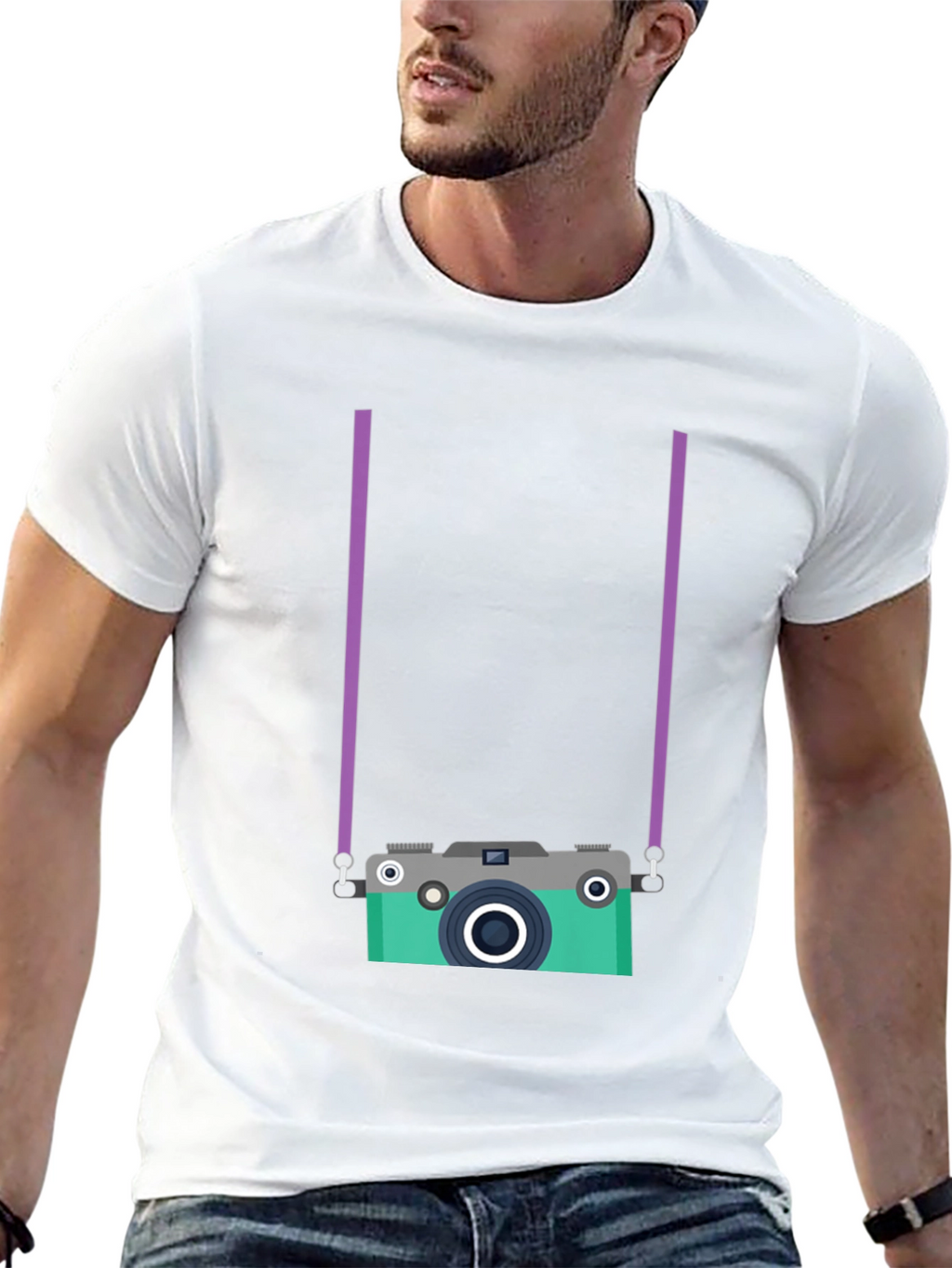 Retro Camera Graphic Tee