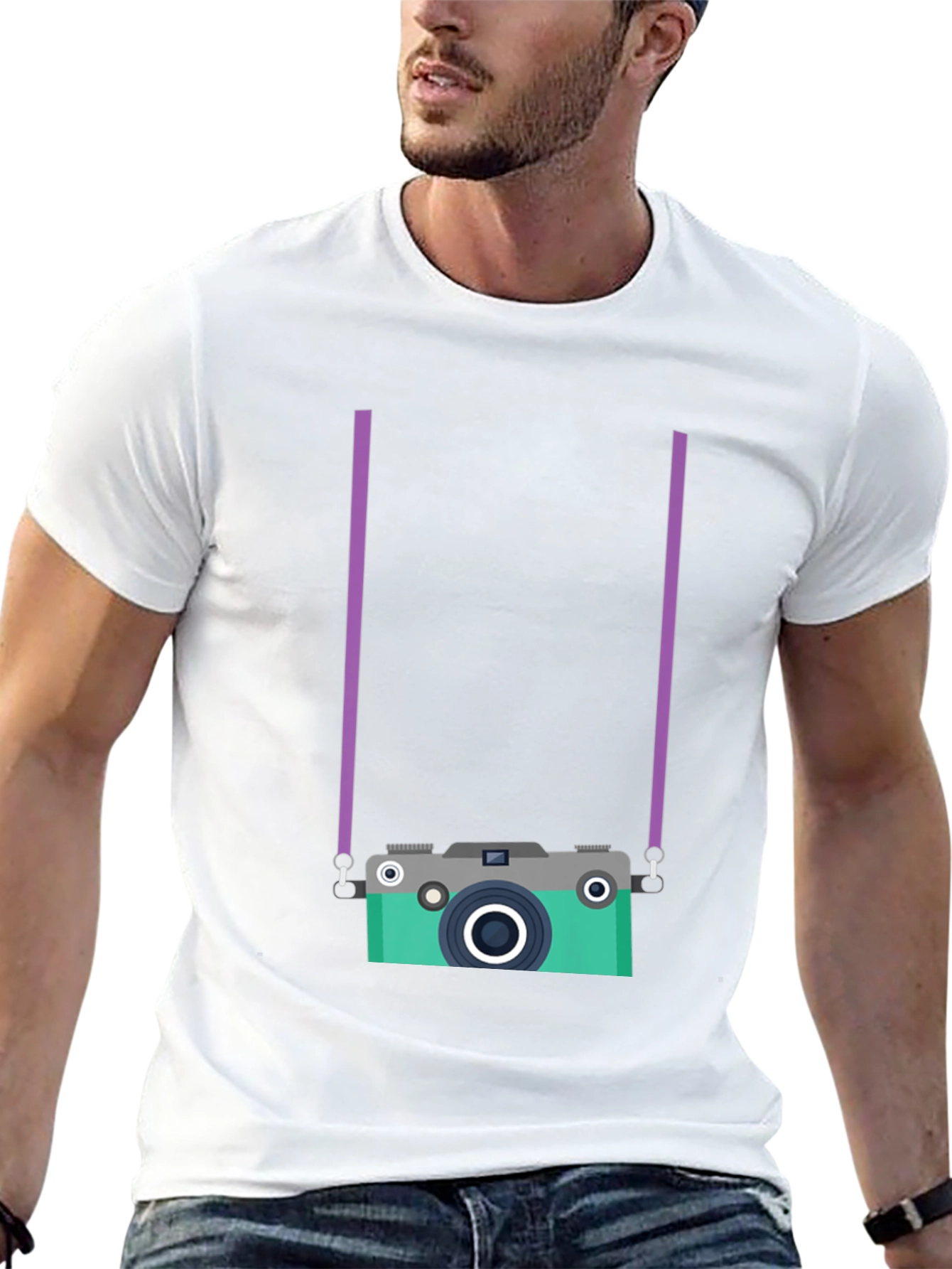 Retro Camera Graphic Tee