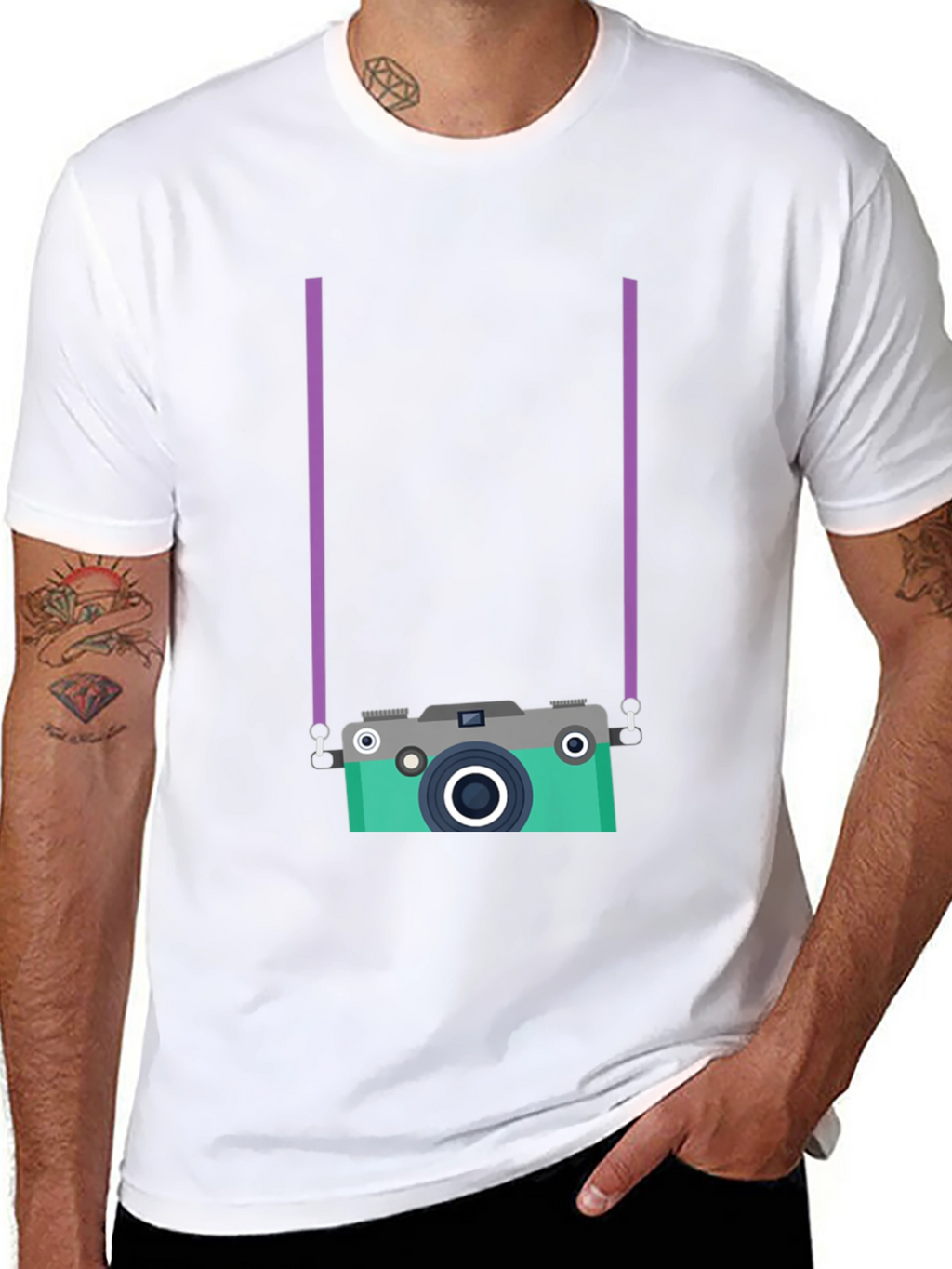 Retro Camera Graphic Tee