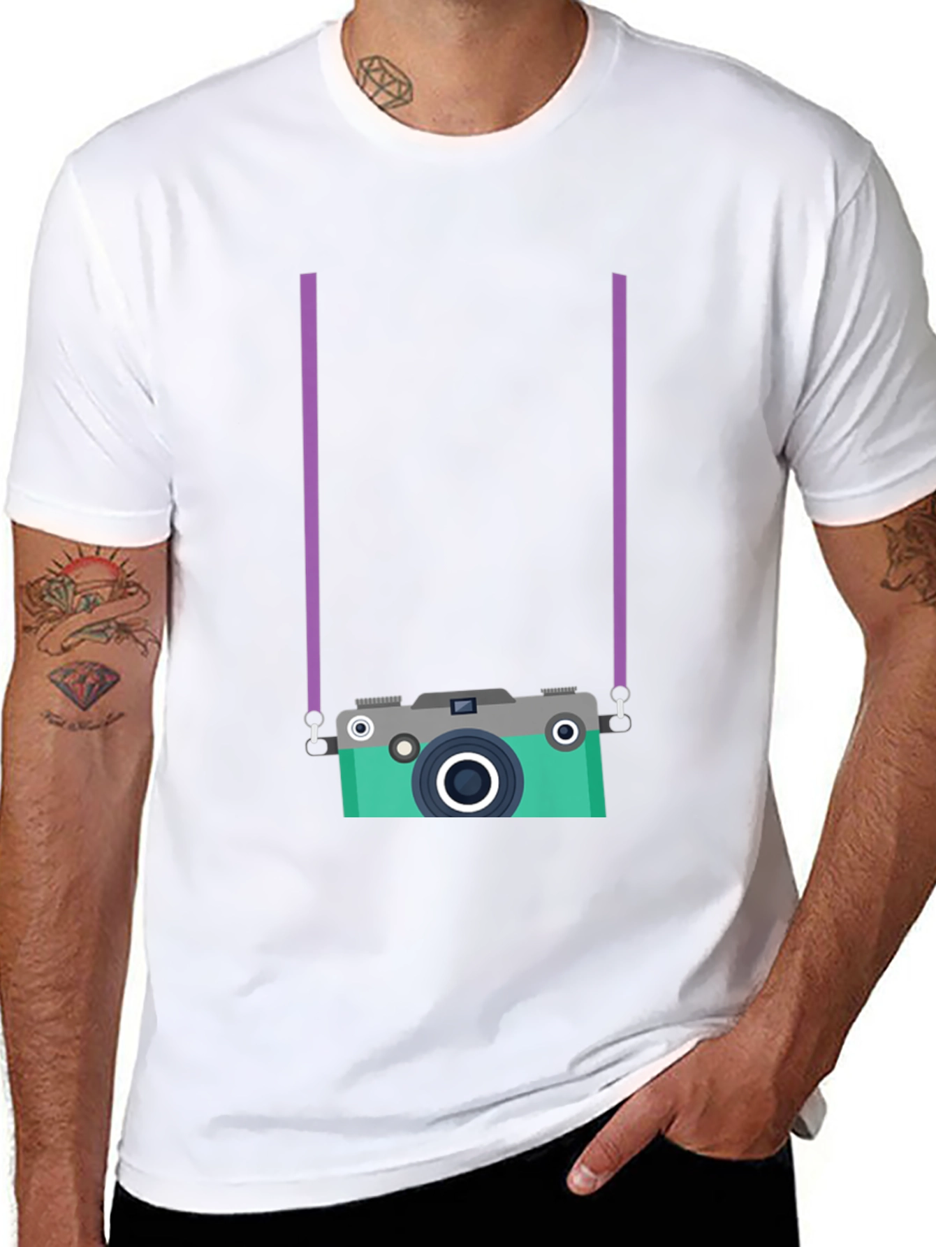 Retro Camera Graphic Tee