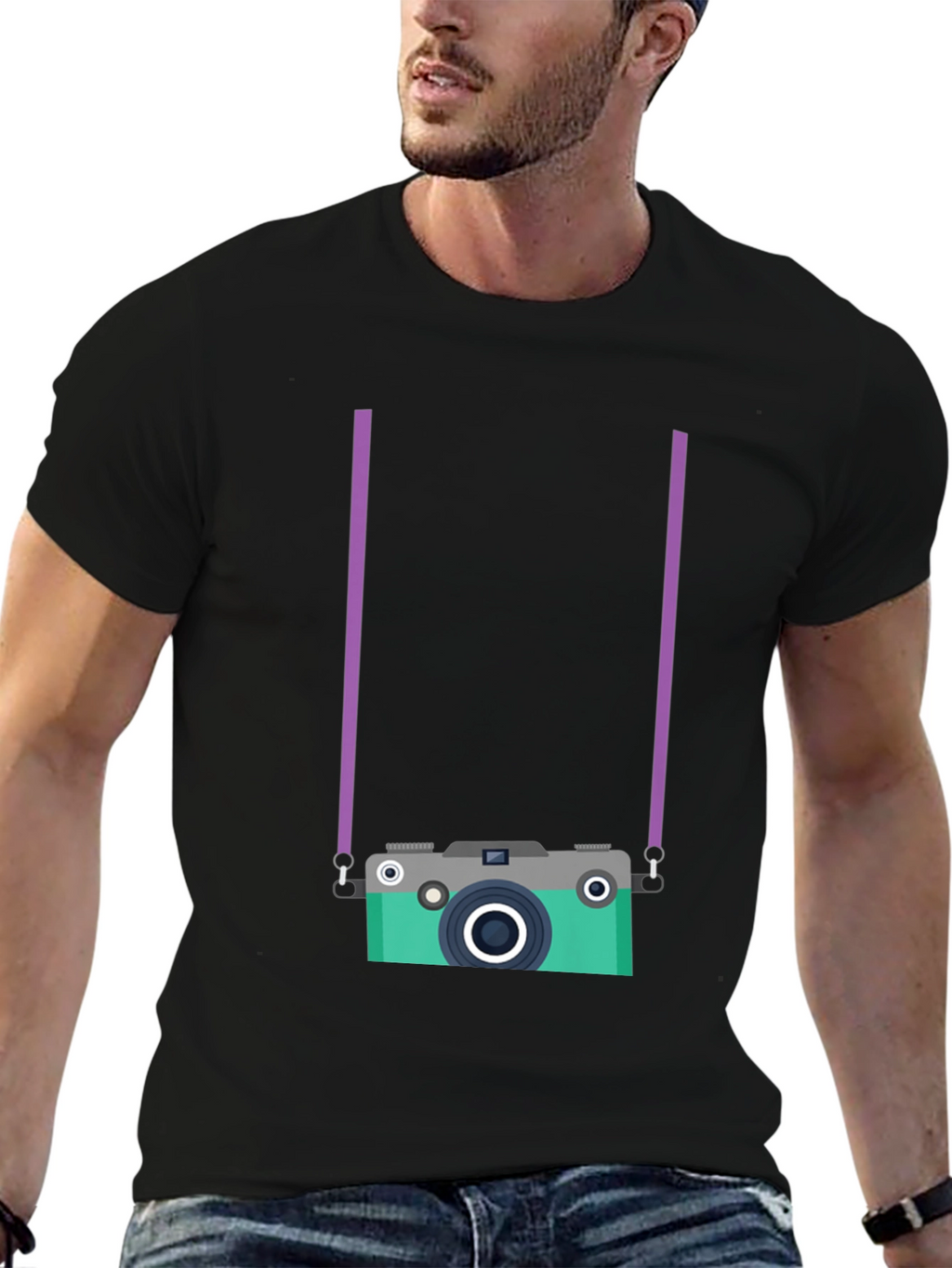 Retro Camera Graphic Tee