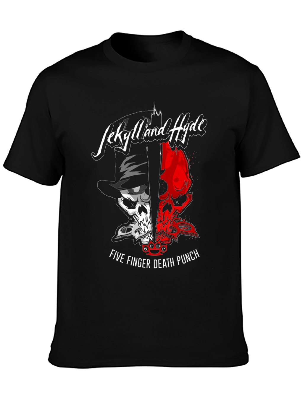 Five Finger Death Punch Jekyll and Hyde Black Tee