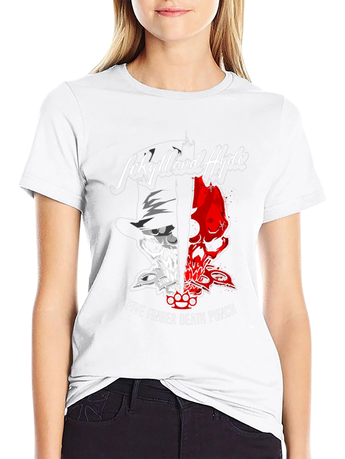 Five Finger Death Punch Jekyll and Hyde Black Tee