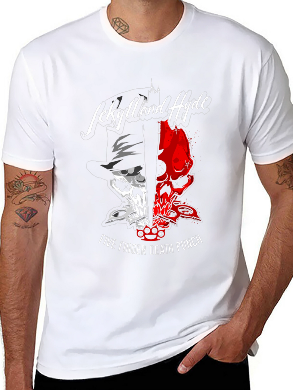 Five Finger Death Punch Jekyll and Hyde Black Tee