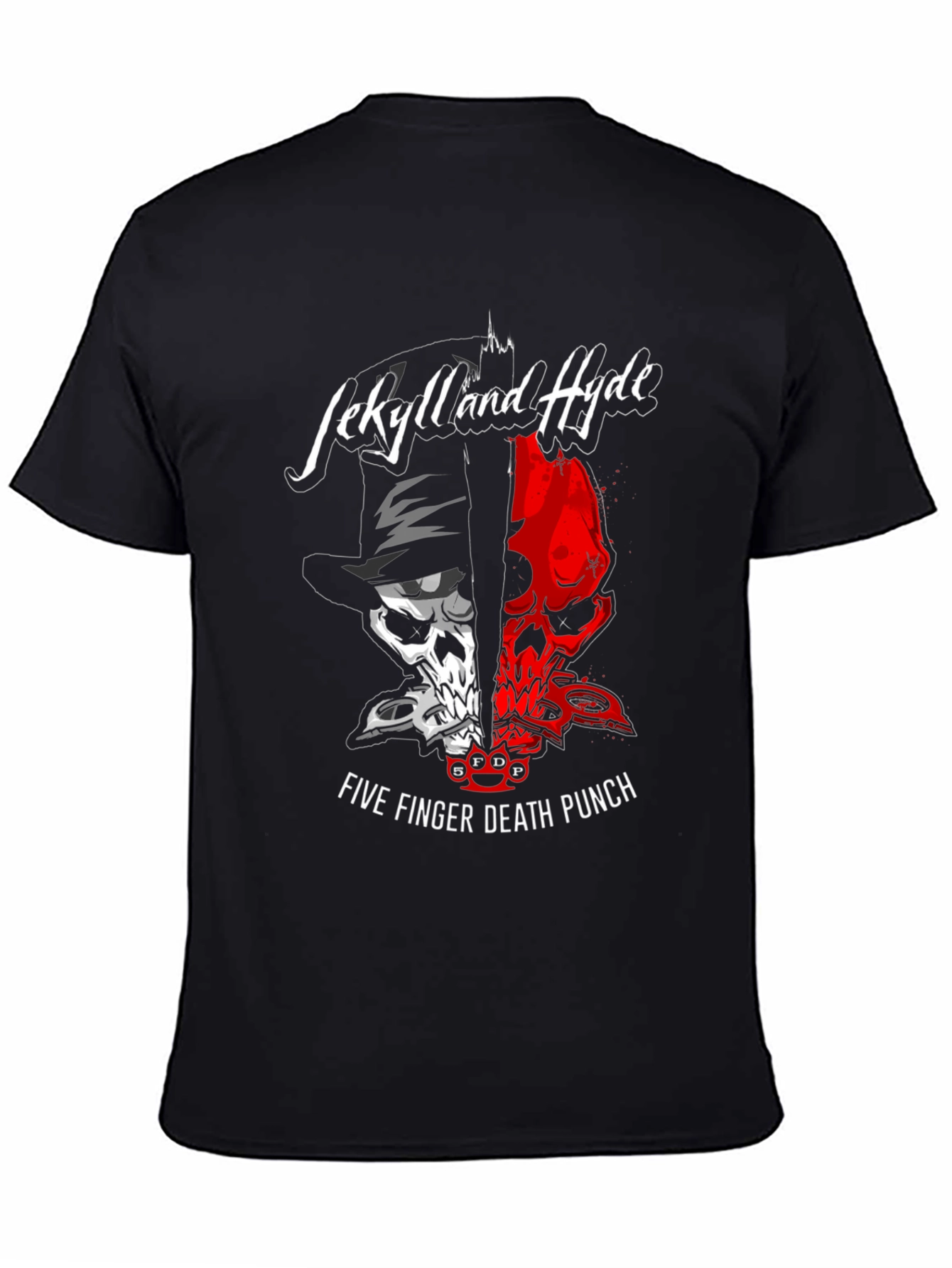 Five Finger Death Punch Jekyll and Hyde Black Tee