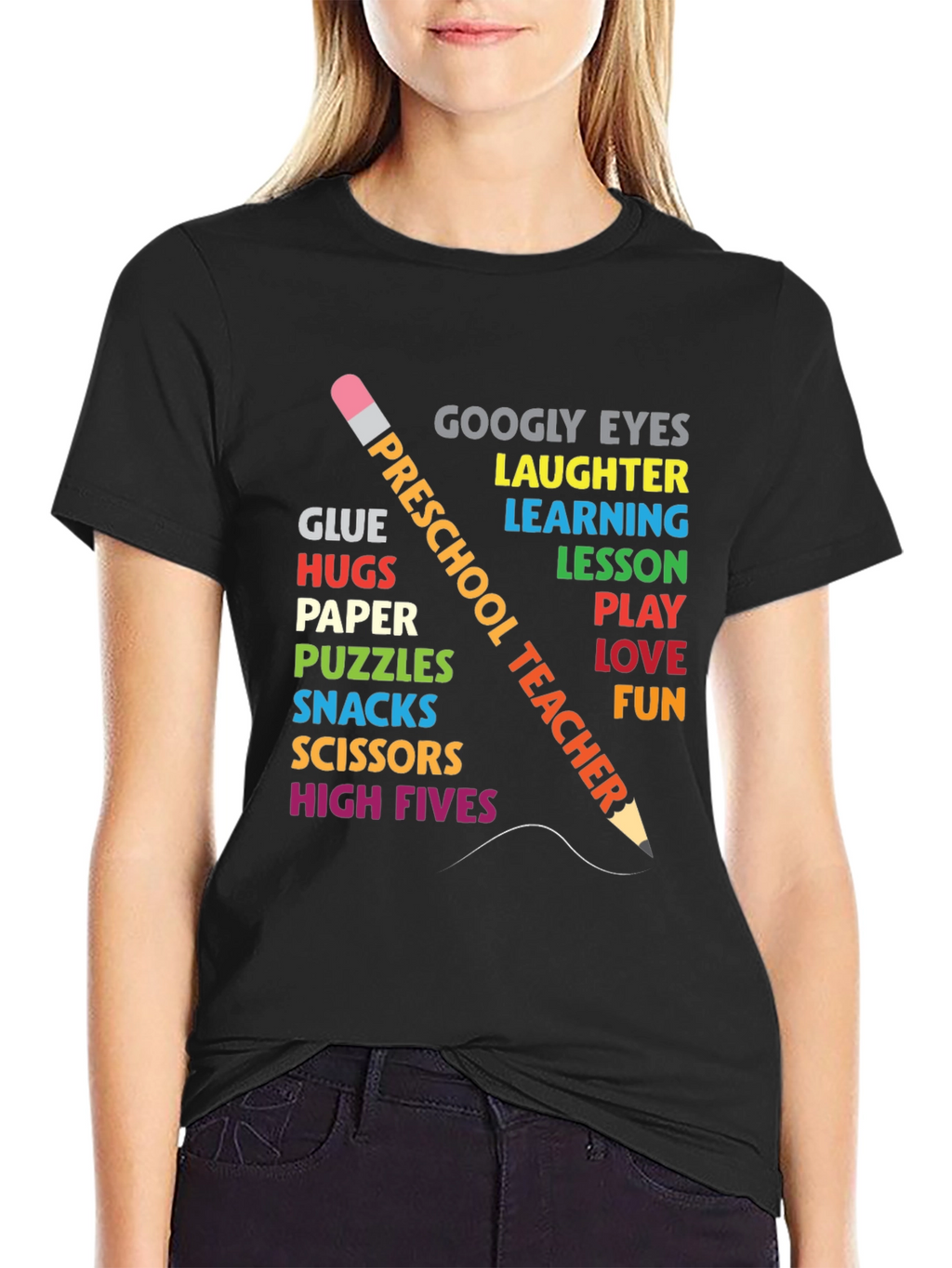 Preschool Teacher T-Shirt Fun Learning Tee