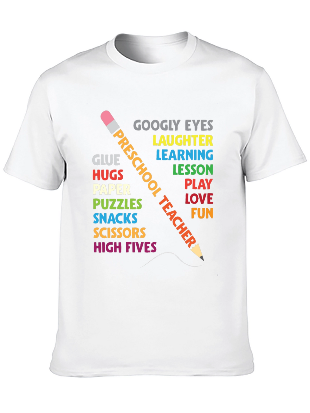 Preschool Teacher T-Shirt Fun Learning Tee