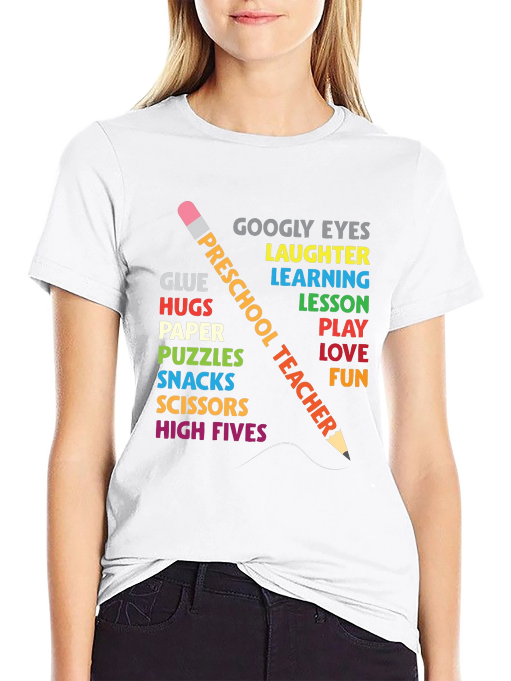Preschool Teacher T-Shirt Fun Learning Tee