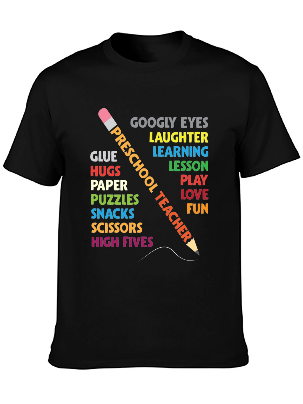 Preschool Teacher T-Shirt Fun Learning Tee