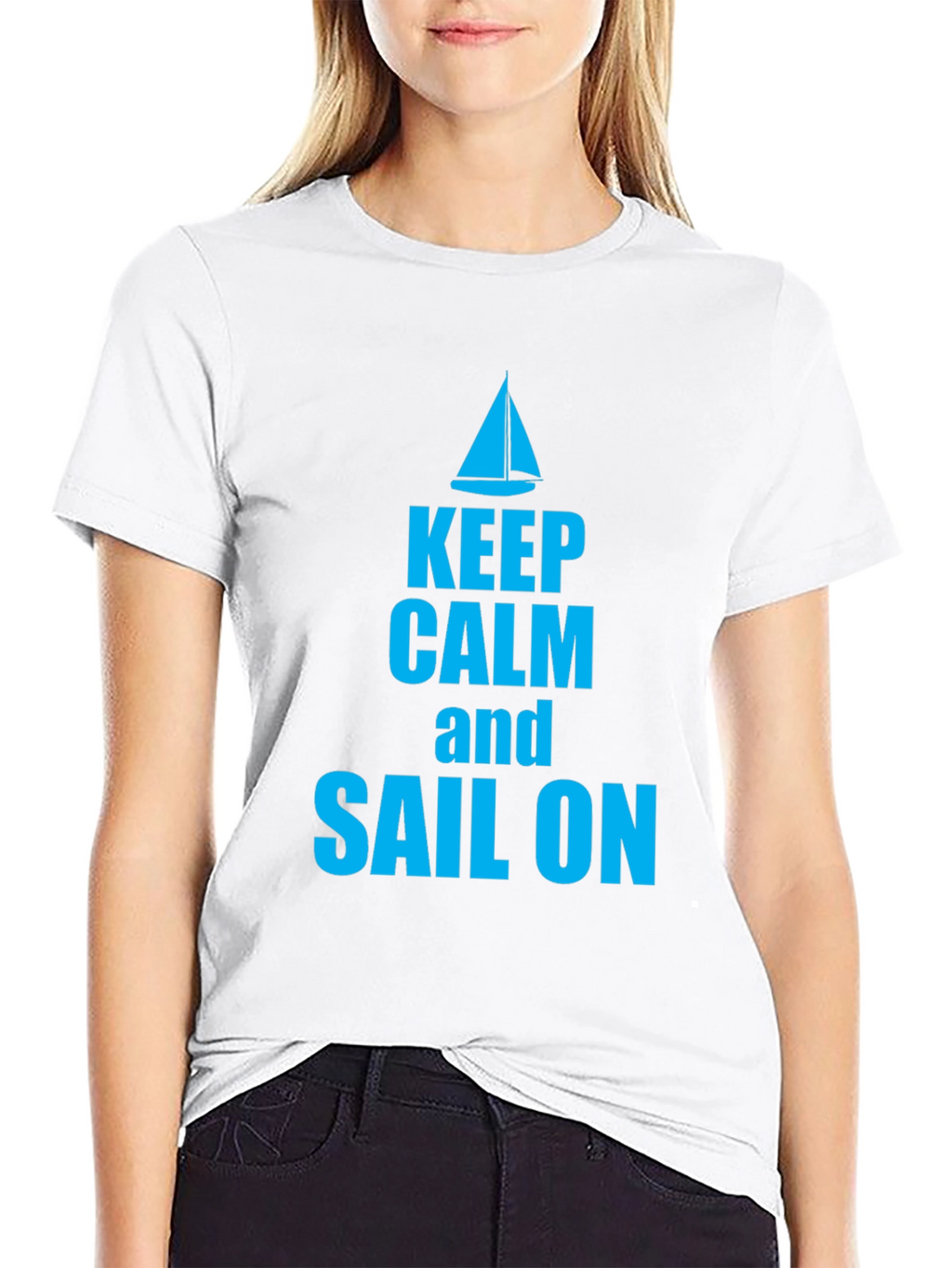 Keep Calm and Sail On Graphic T-Shirt