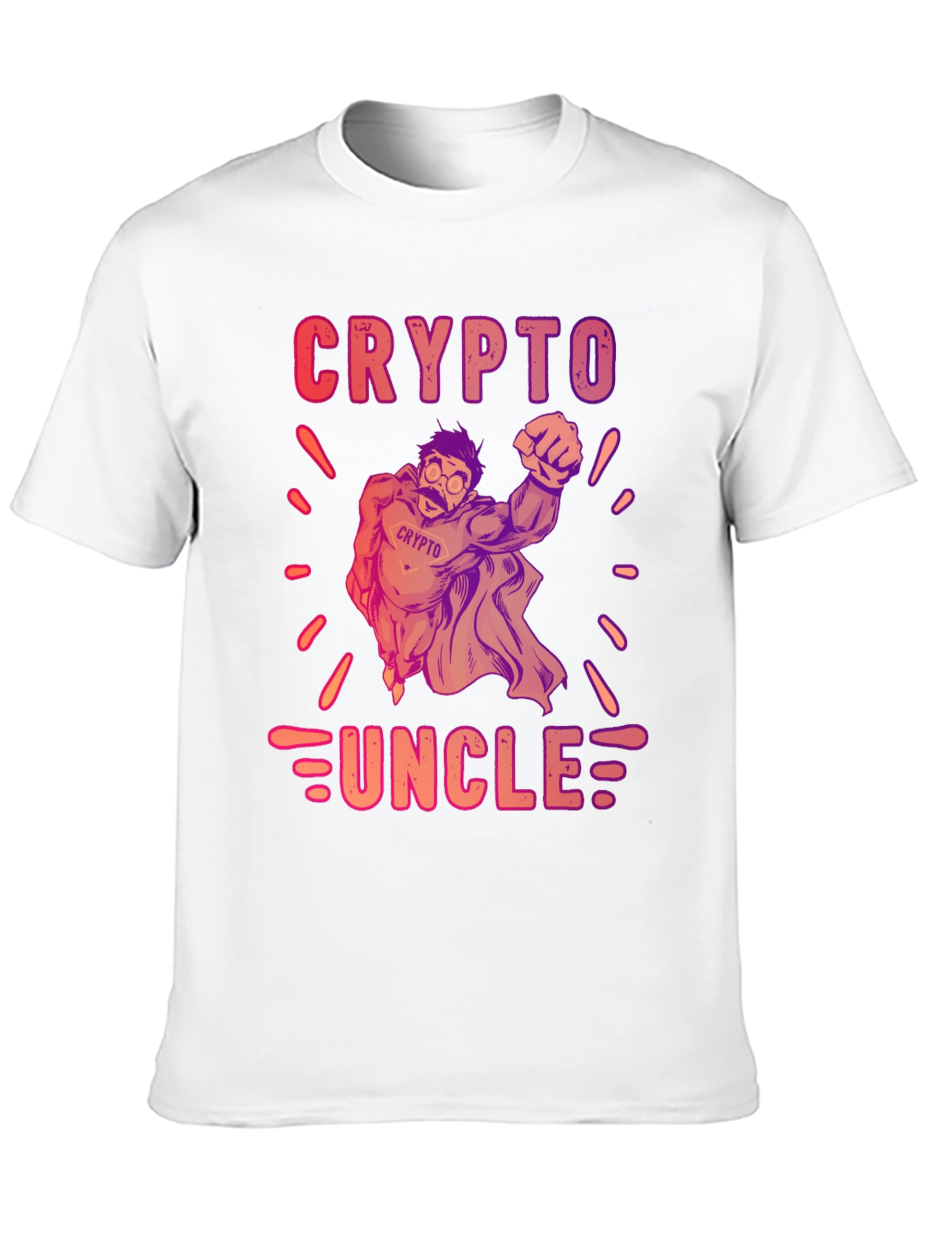 Crypto Uncle Graphic T-Shirt - Trendy Design