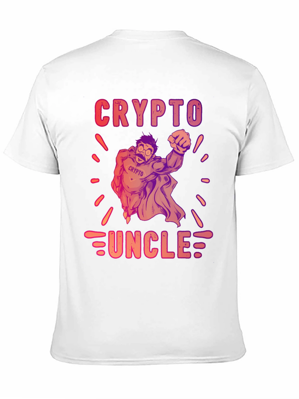 Crypto Uncle Graphic T-Shirt - Trendy Design