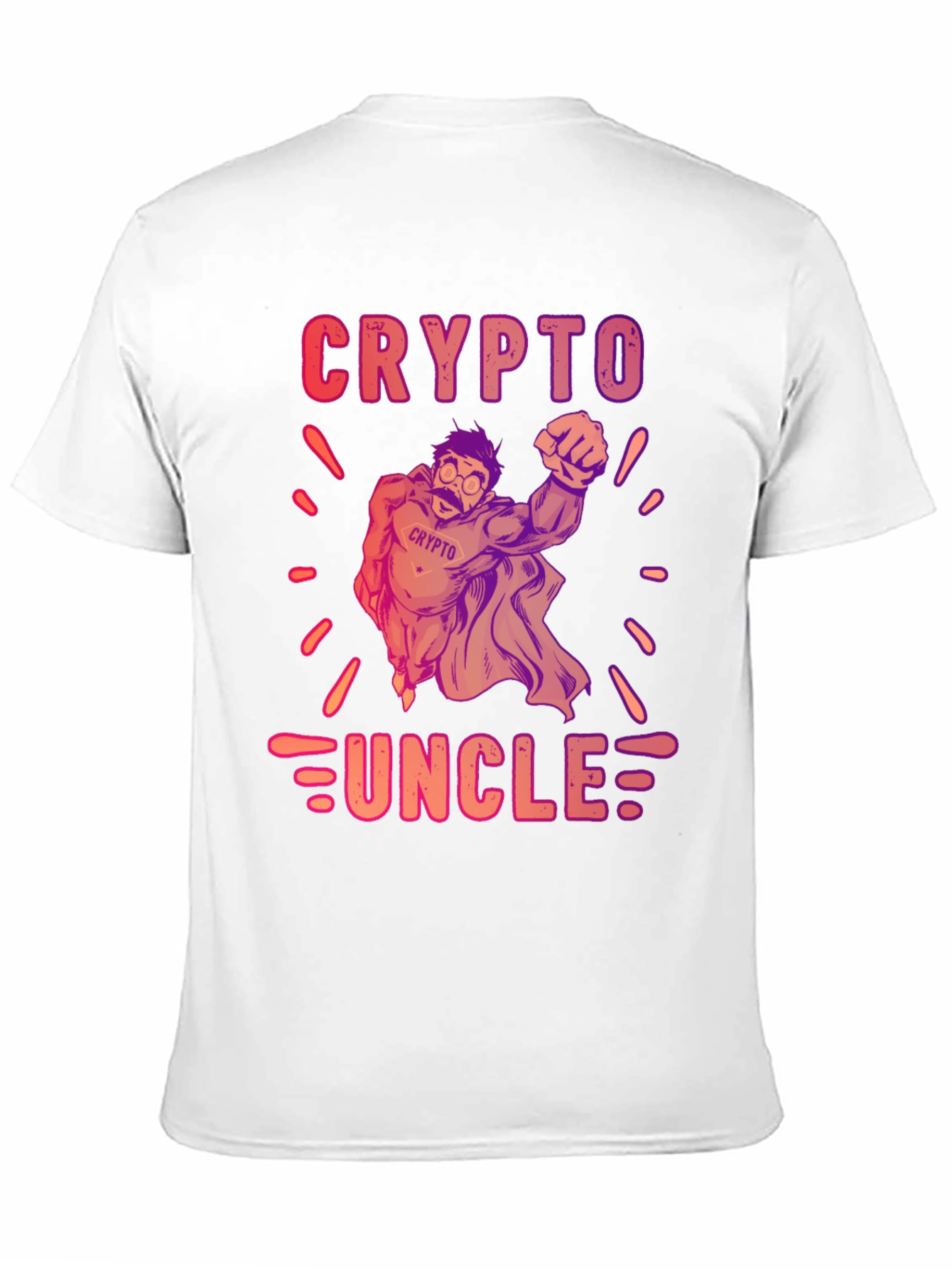 Crypto Uncle Graphic T-Shirt - Trendy Design