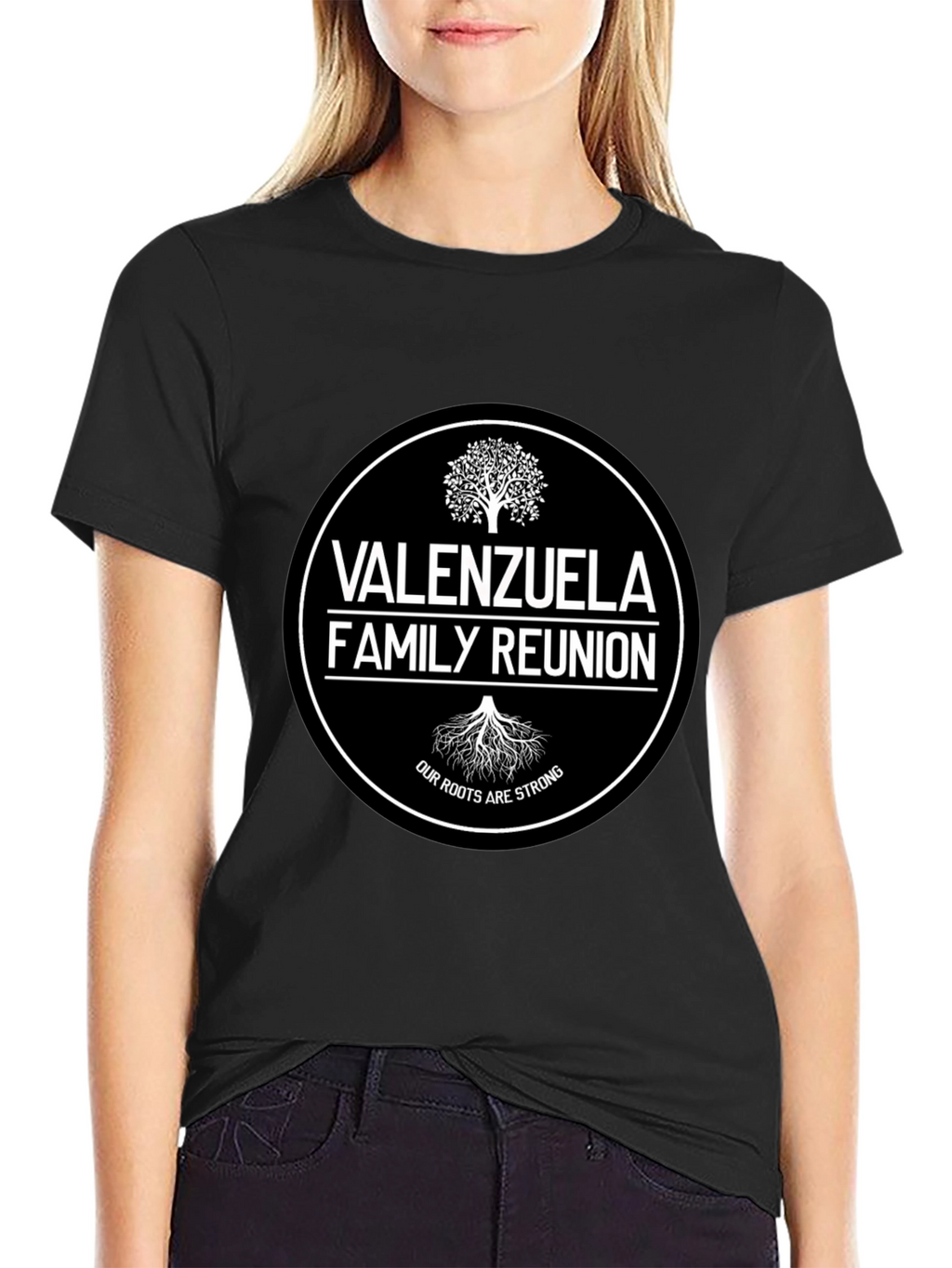 Valenzuela Family Reunion Black T-Shirt