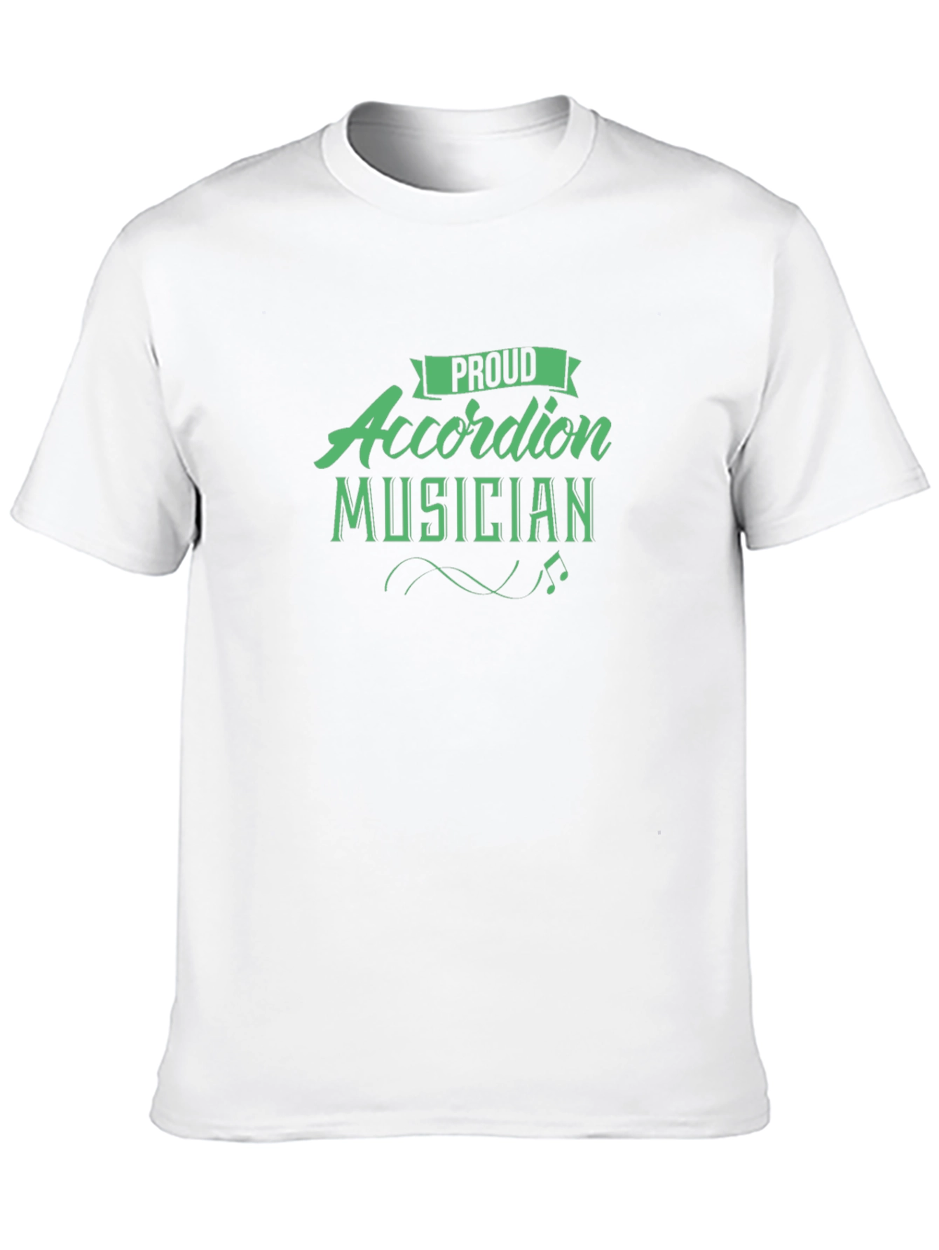 Proud Accordion Musician T-Shirt - Black