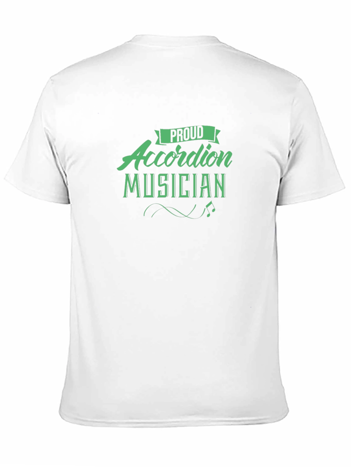 Proud Accordion Musician T-Shirt - Black