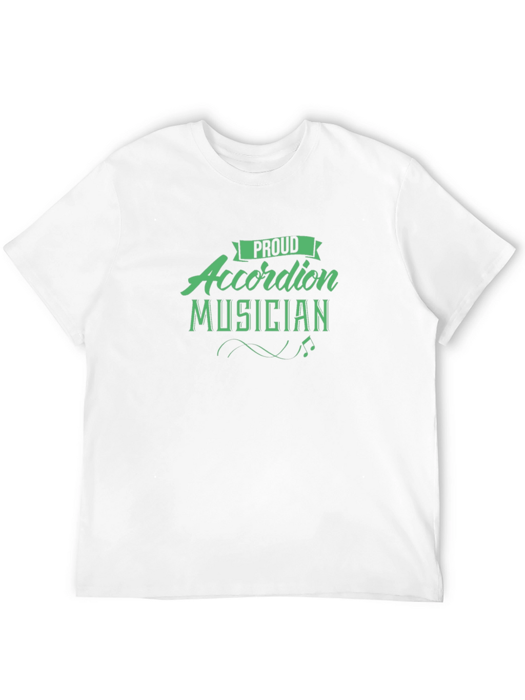Proud Accordion Musician T-Shirt - Black