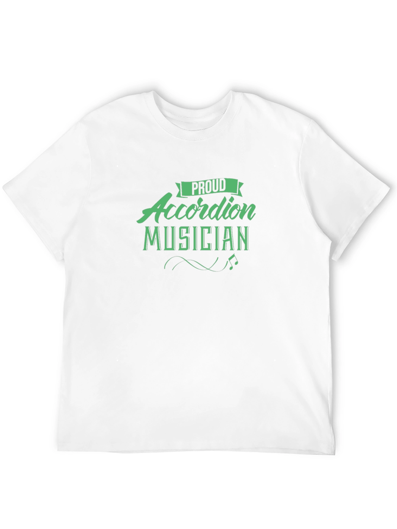 Proud Accordion Musician T-Shirt - Black