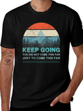 Keep Going Graphic T-Shirt - Motivational Design