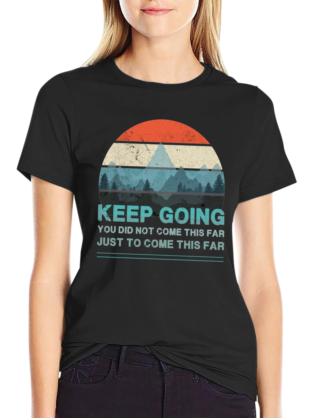 Keep Going Graphic T-Shirt - Motivational Design