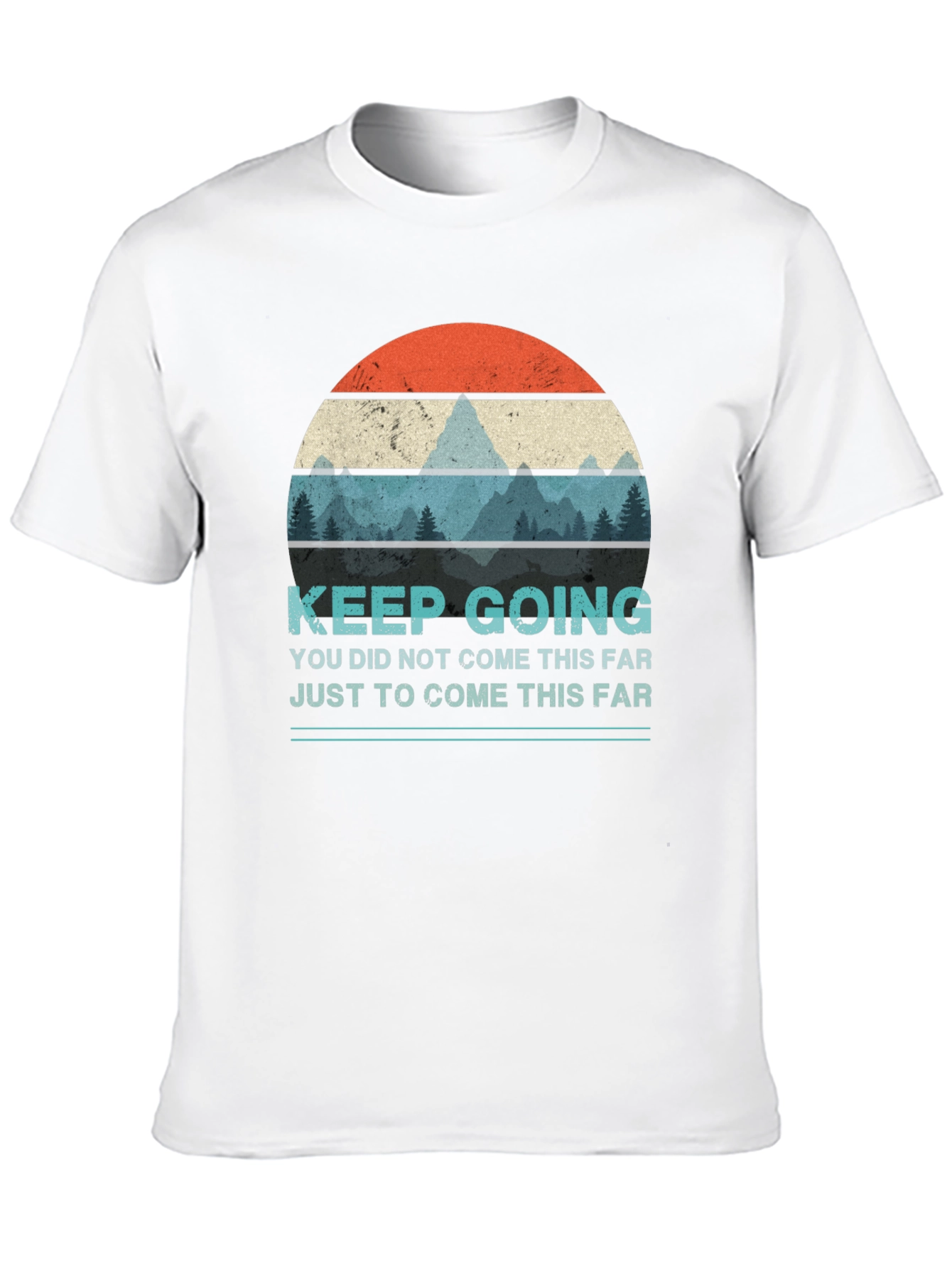 Keep Going Graphic T-Shirt - Motivational Design