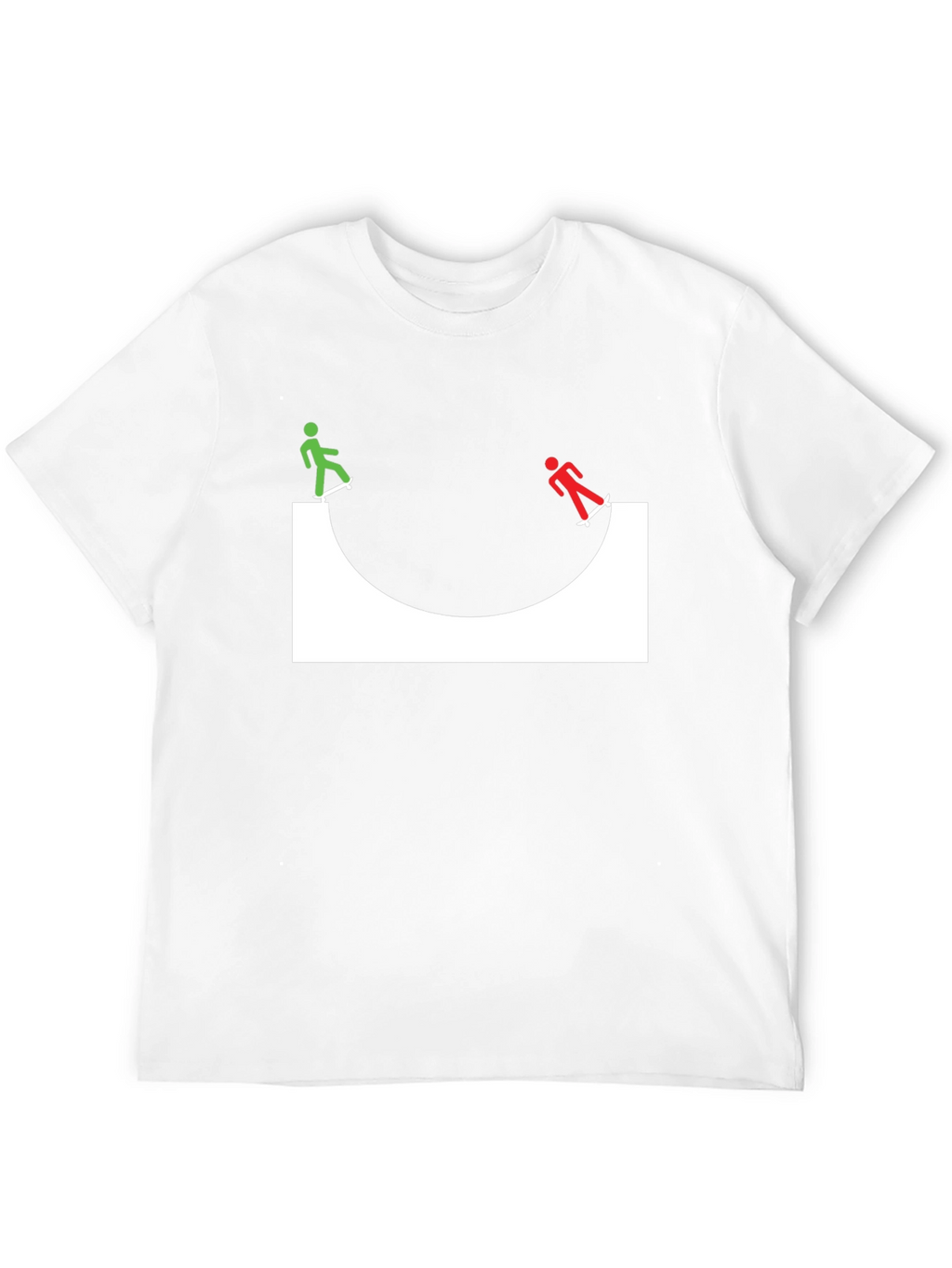 Skate Ramp Graphic Tee - Black Cotton T-Shirt