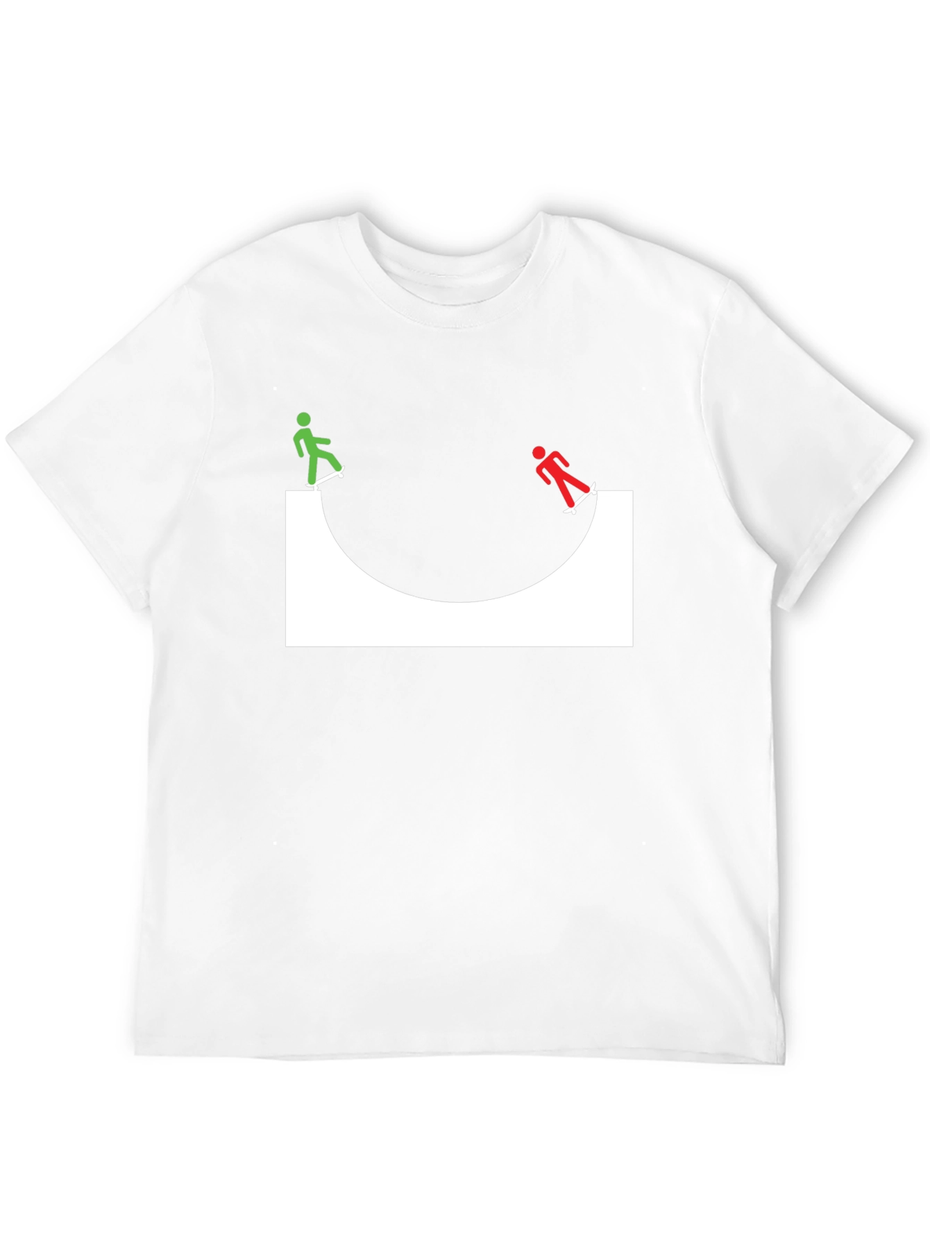 Skate Ramp Graphic Tee - Black Cotton T-Shirt