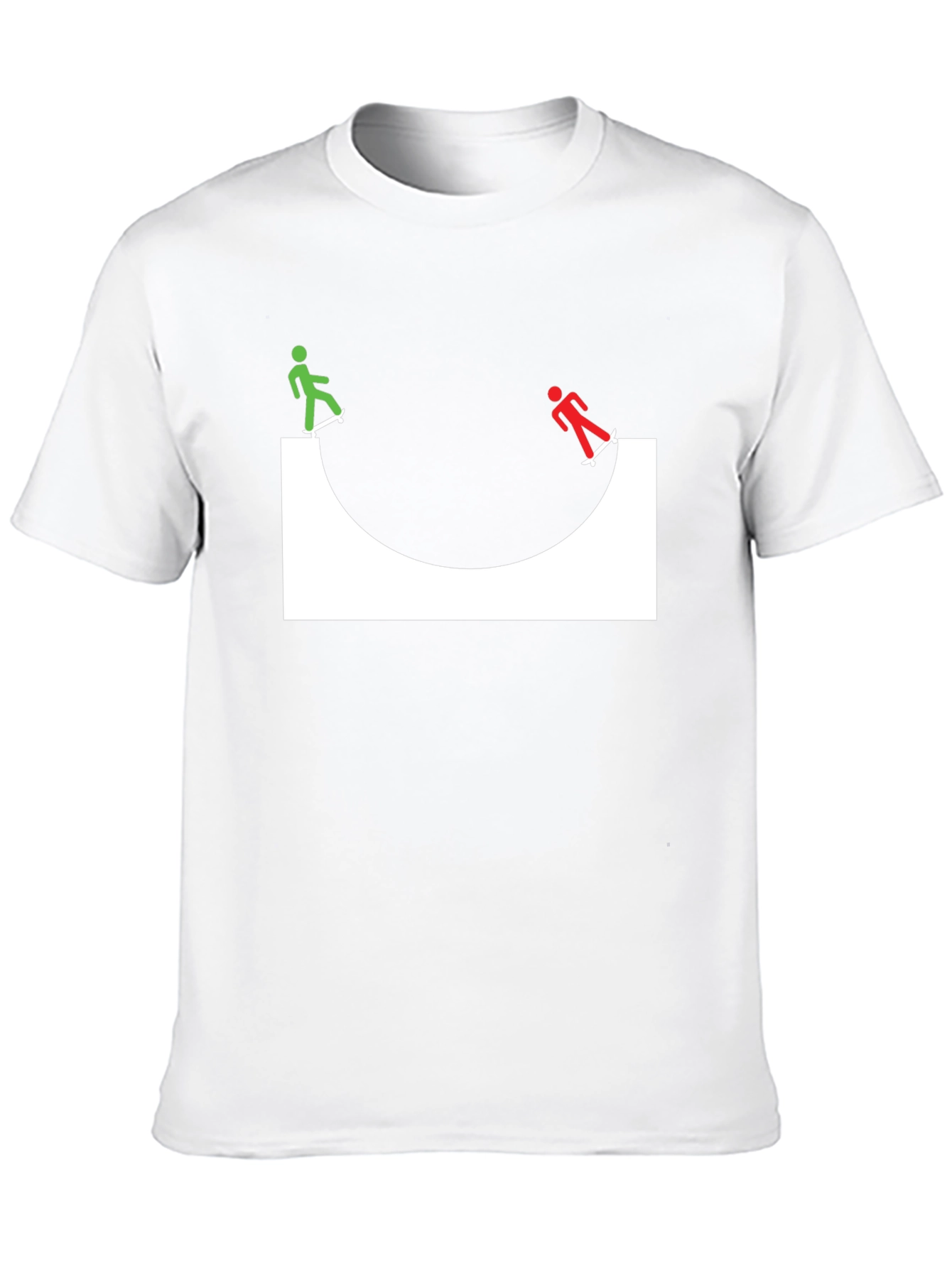 Skate Ramp Graphic Tee - Black Cotton T-Shirt