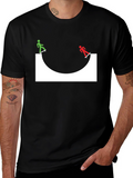 Skate Ramp Graphic Tee - Black Cotton T-Shirt