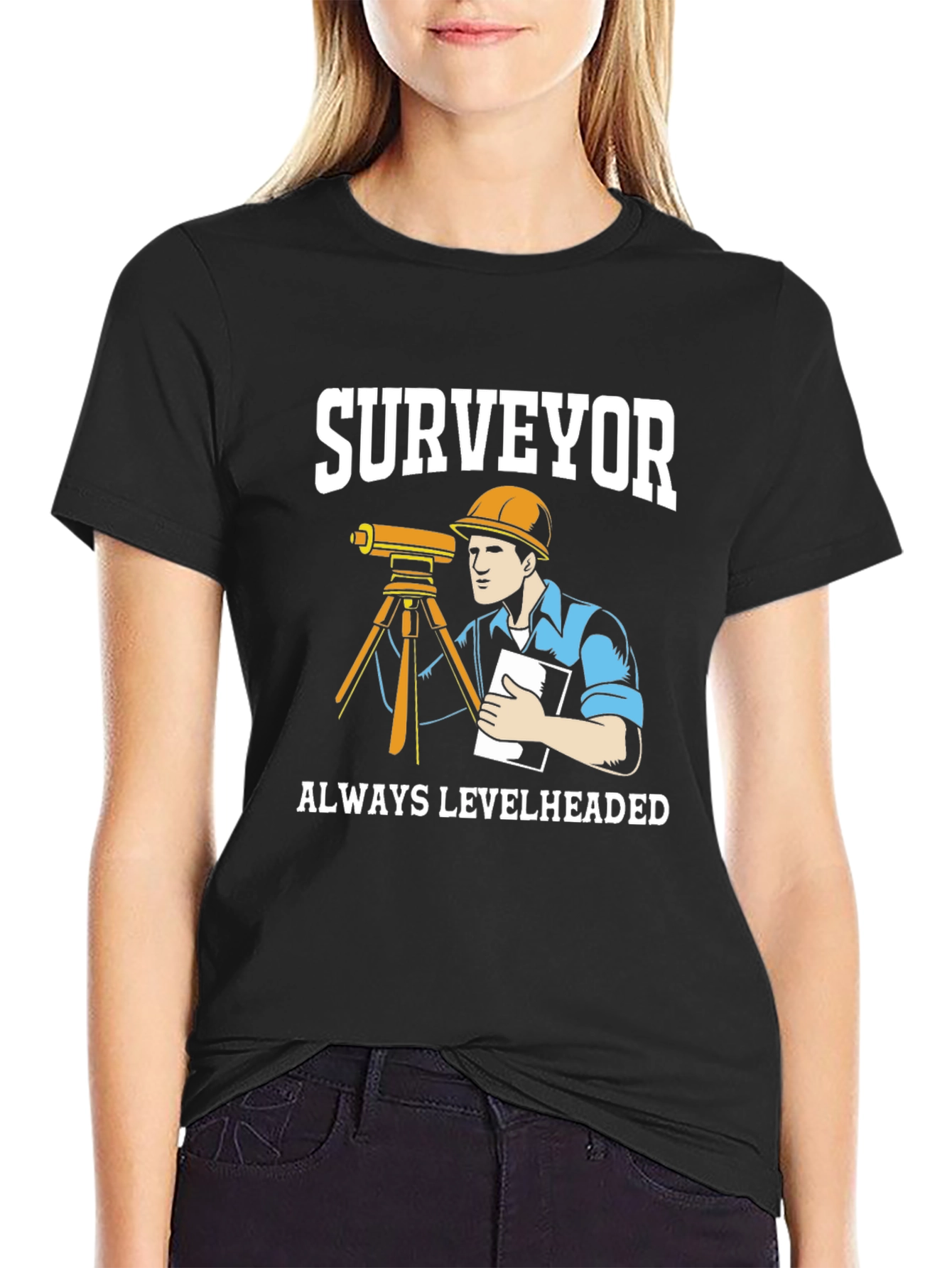 Surveyor Levelheaded T-Shirt - Funny Land Surveyor Tee