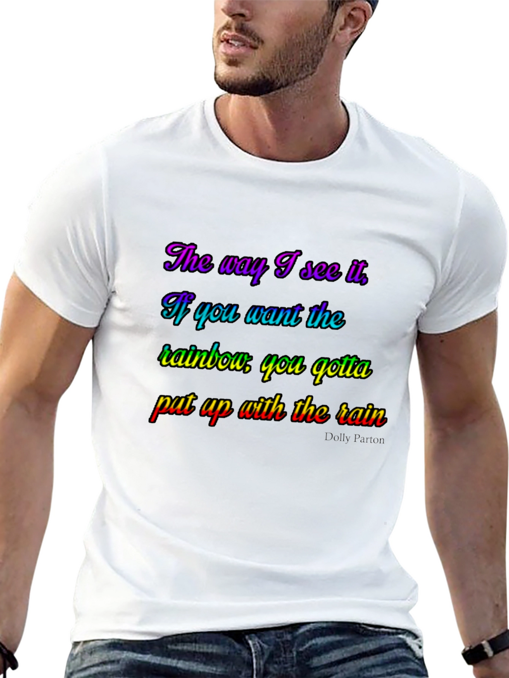 Rainbow Inspirational T-Shirt