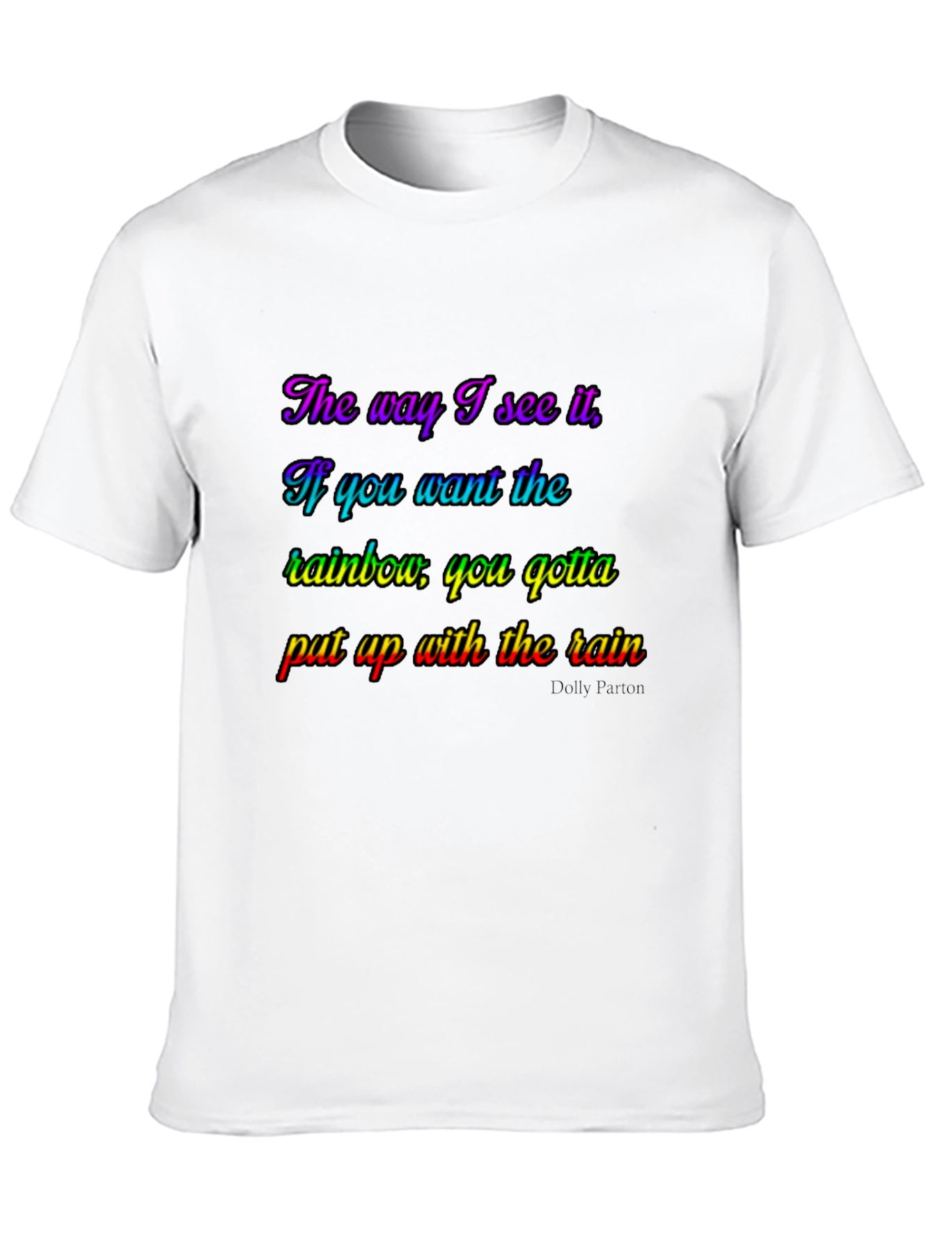 Rainbow Inspirational T-Shirt