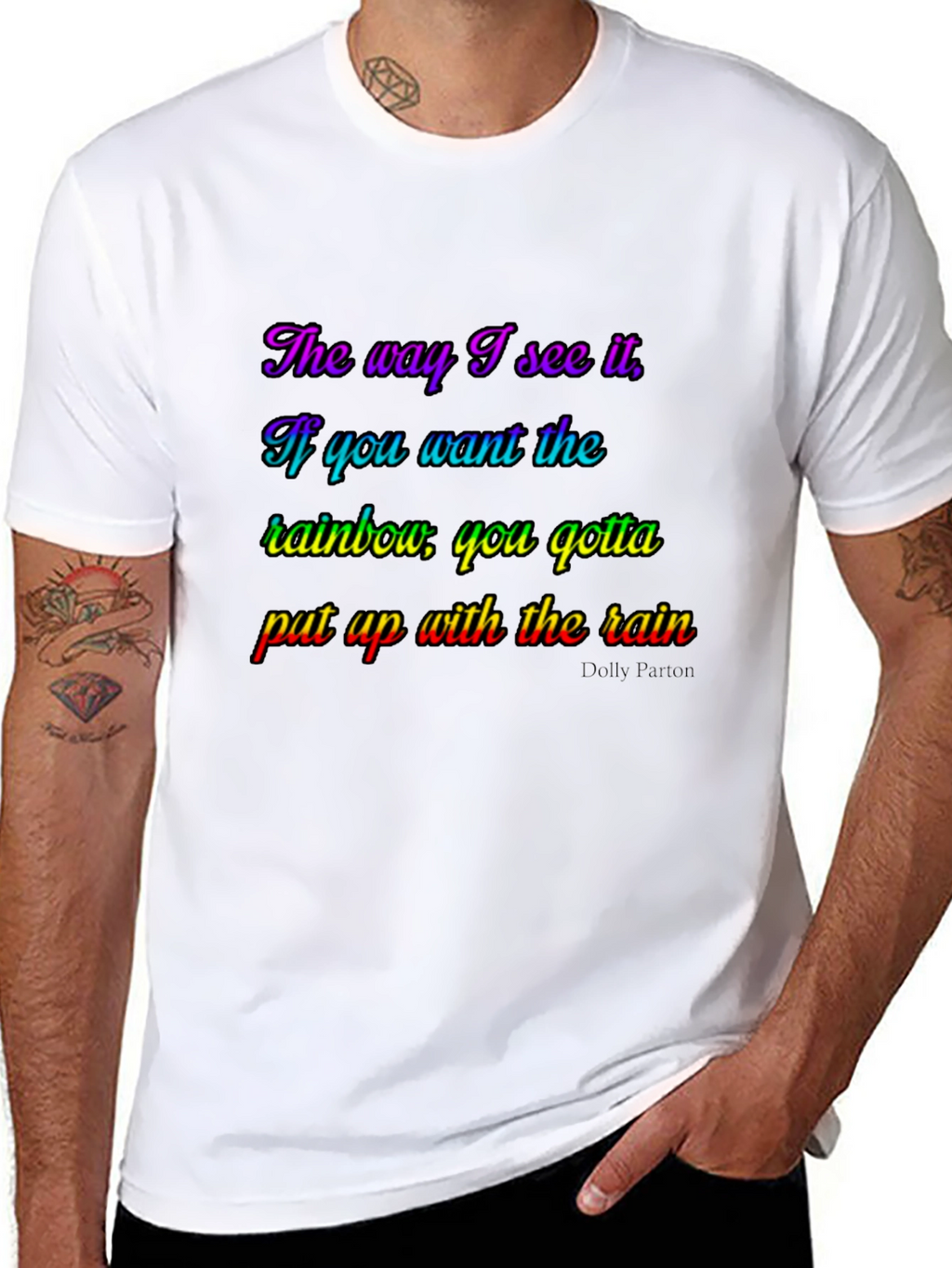 Rainbow Inspirational T-Shirt