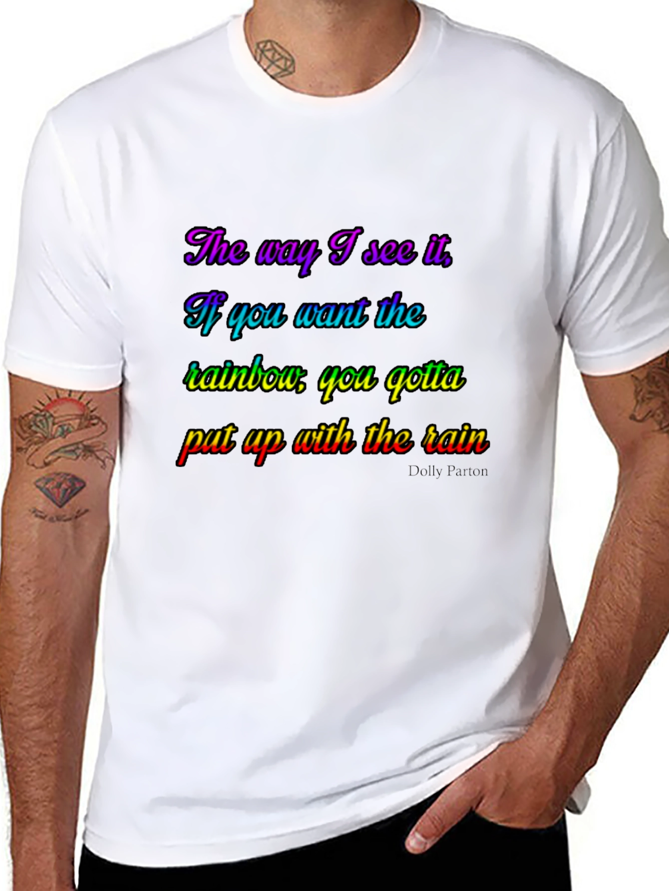 Rainbow Inspirational T-Shirt