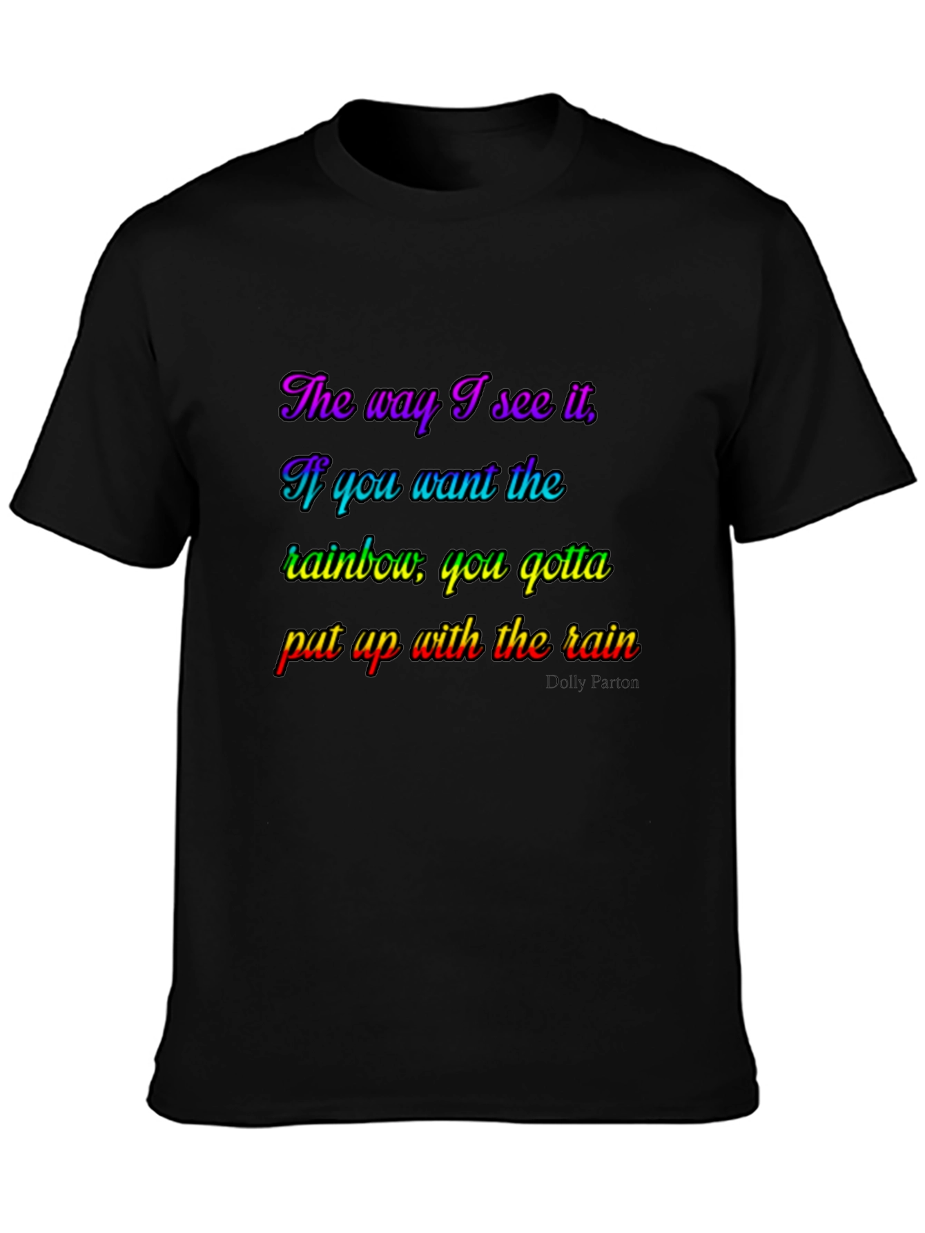 Rainbow Inspirational T-Shirt