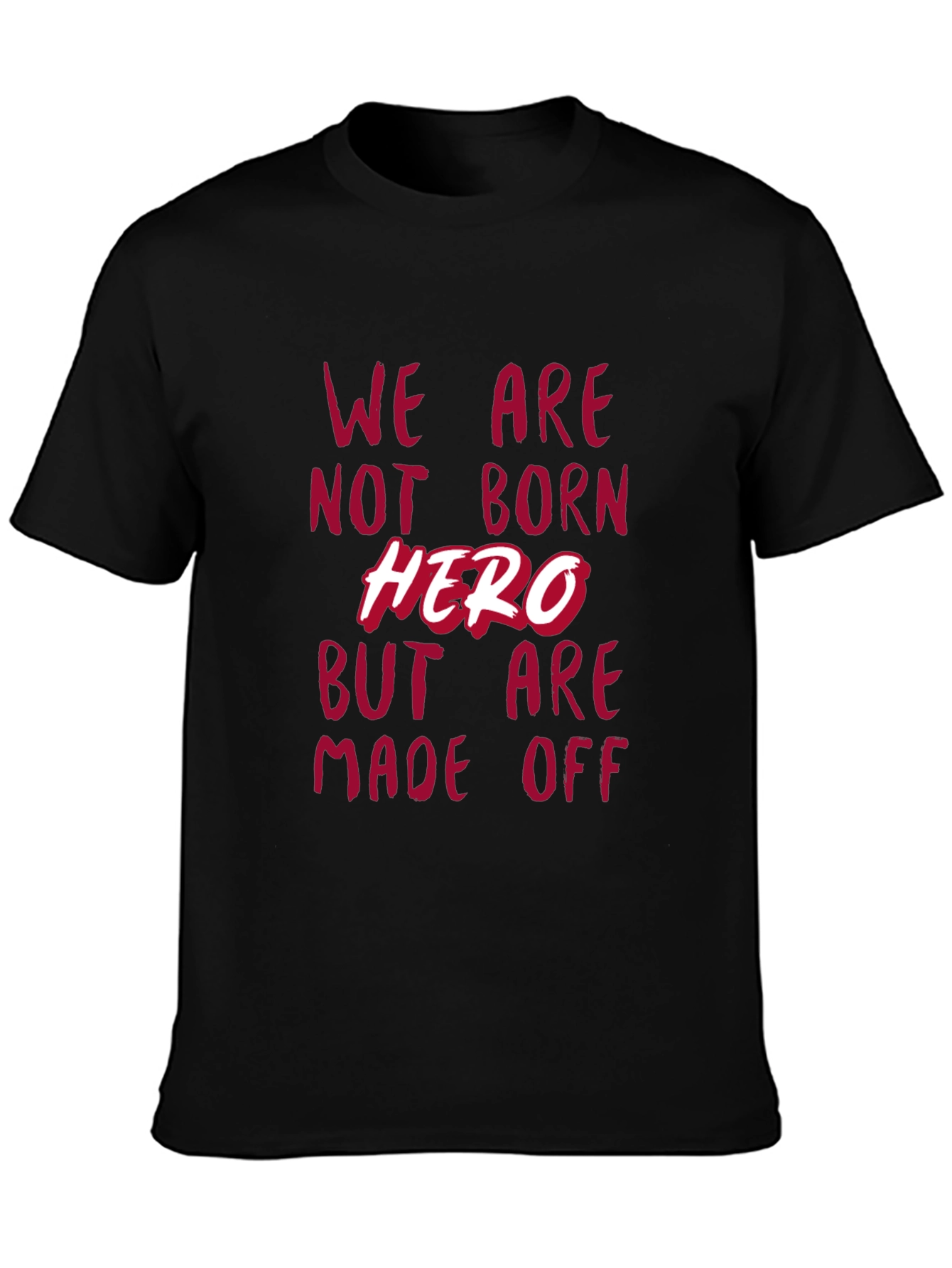 Hero Made Off Mens Black T-Shirt