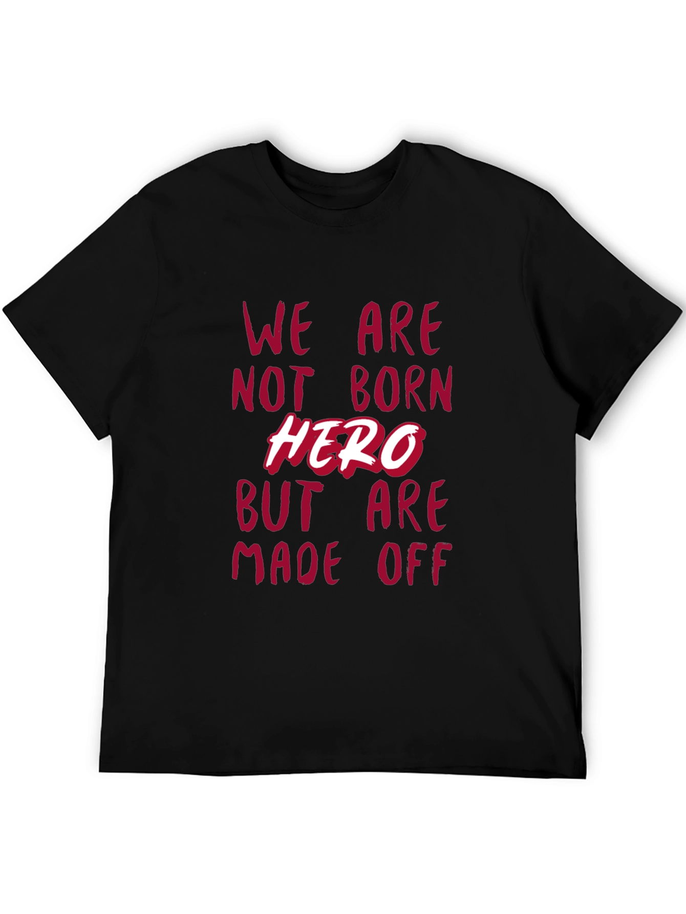 Hero Made Off Mens Black T-Shirt