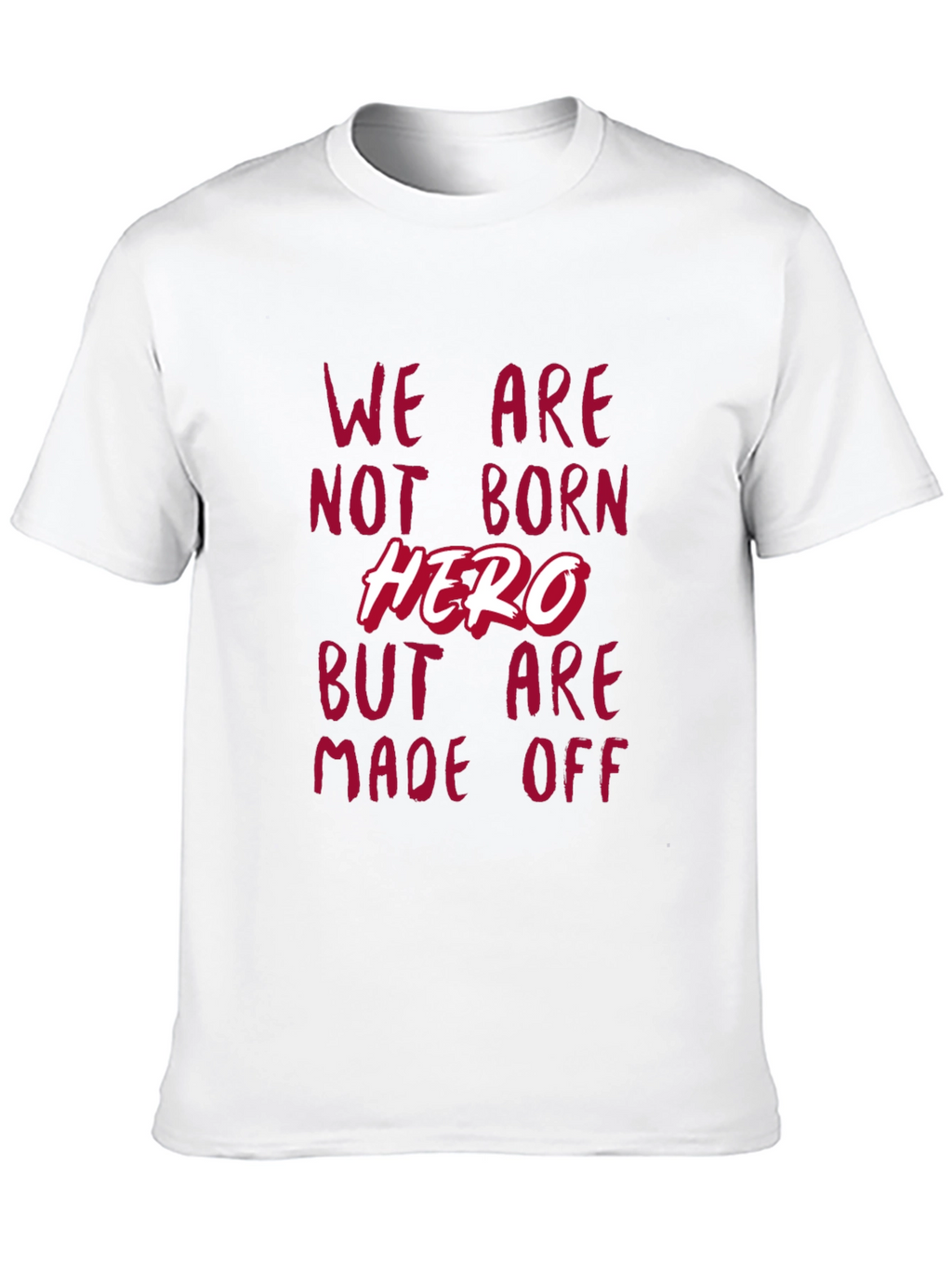 Hero Made Off Mens Black T-Shirt