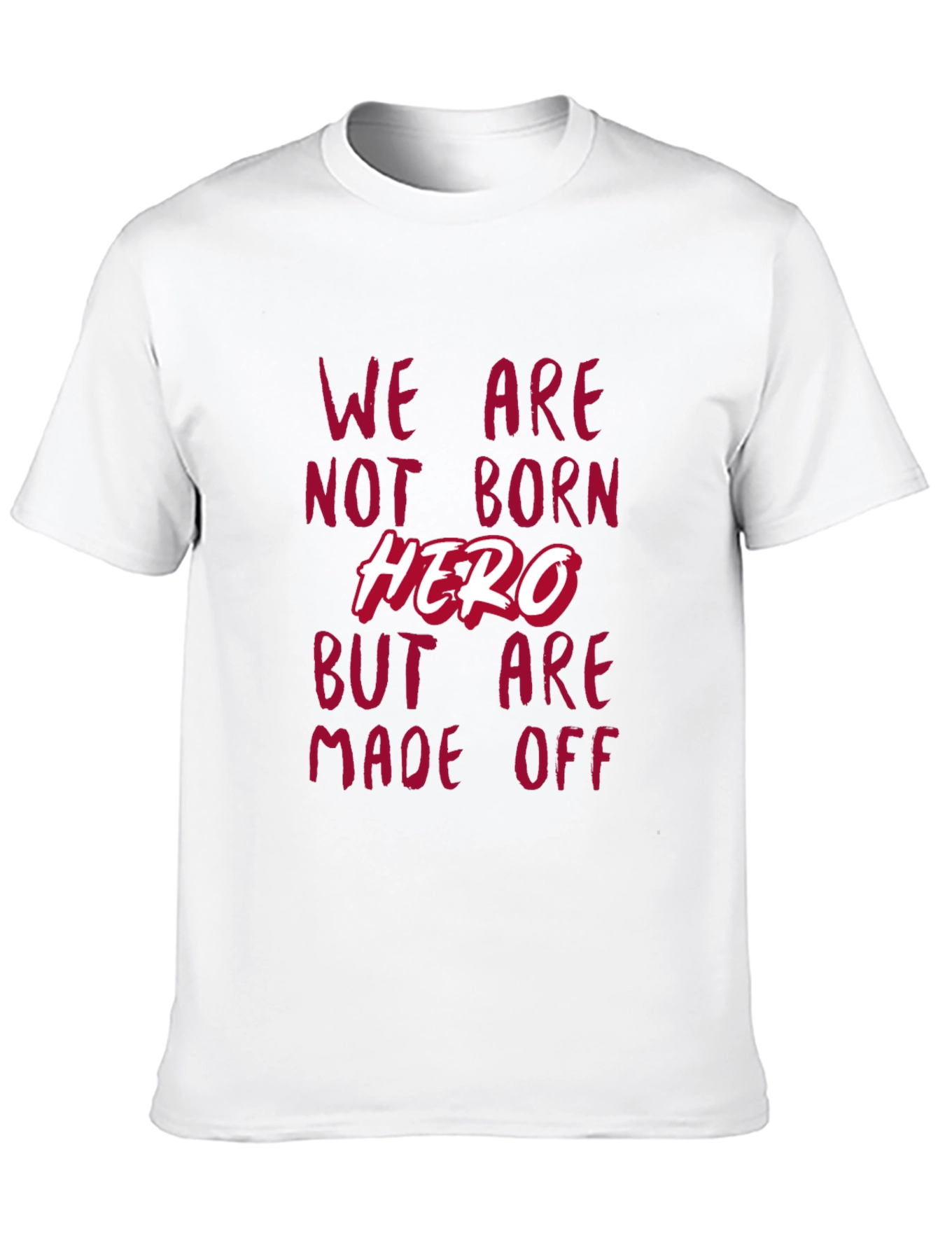 Hero Made Off Mens Black T-Shirt