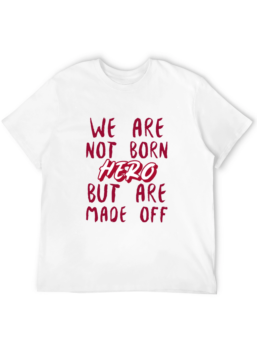 Hero Made Off Mens Black T-Shirt