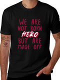 Hero Made Off Mens Black T-Shirt