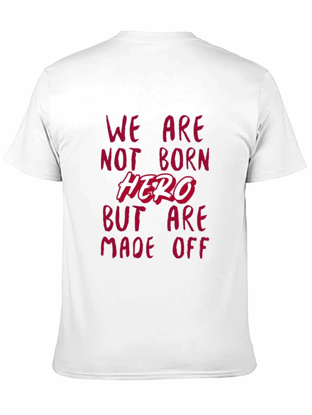 Hero Made Off Mens Black T-Shirt